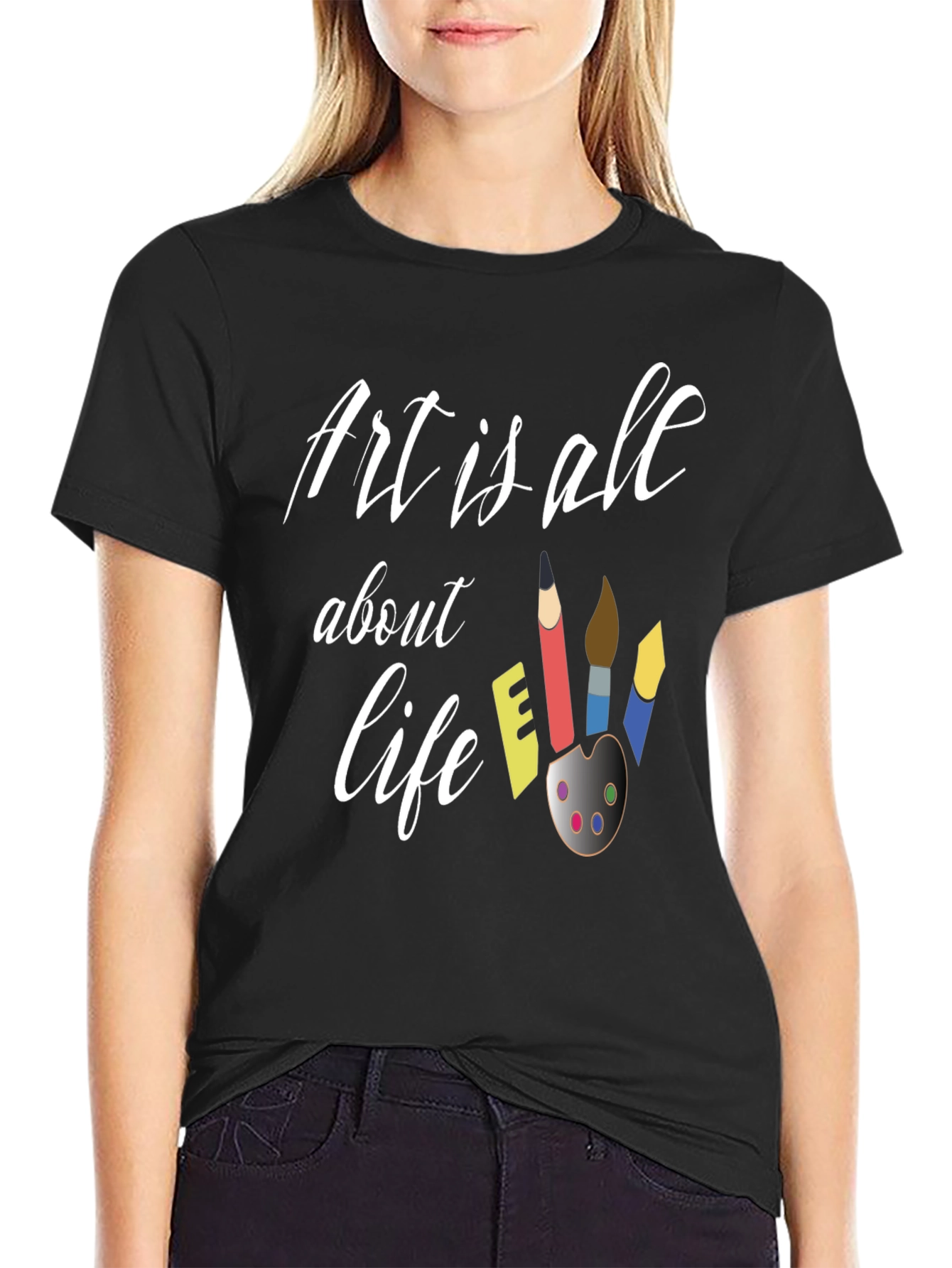 Black Art is All About Life T-Shirt view 2