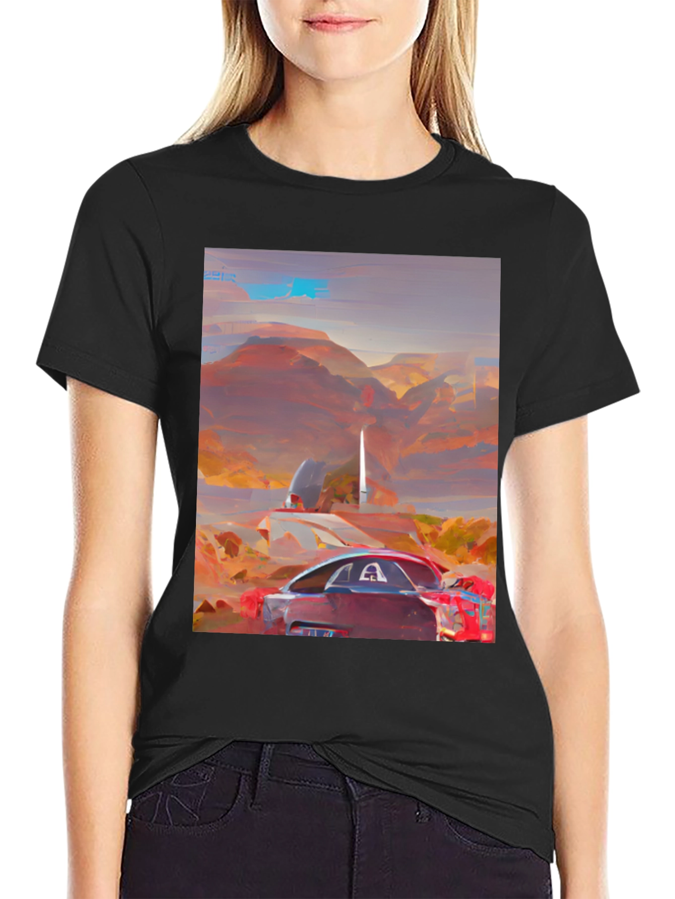 Black Desert Road Trip Graphic Tee view 2