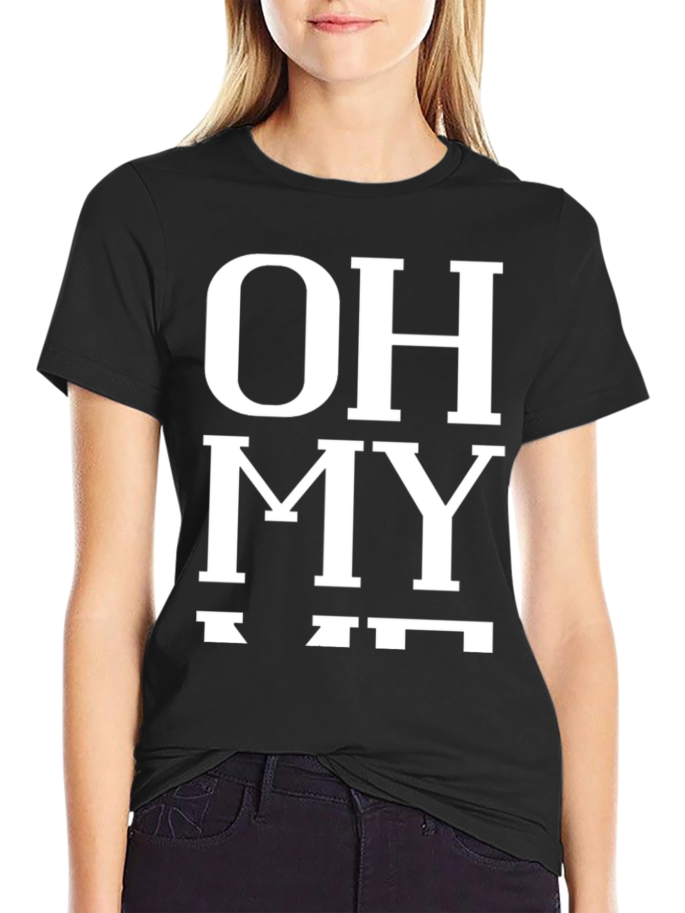 Black Oh My Titi T-Shirt - Funny Graphic Tee view 2