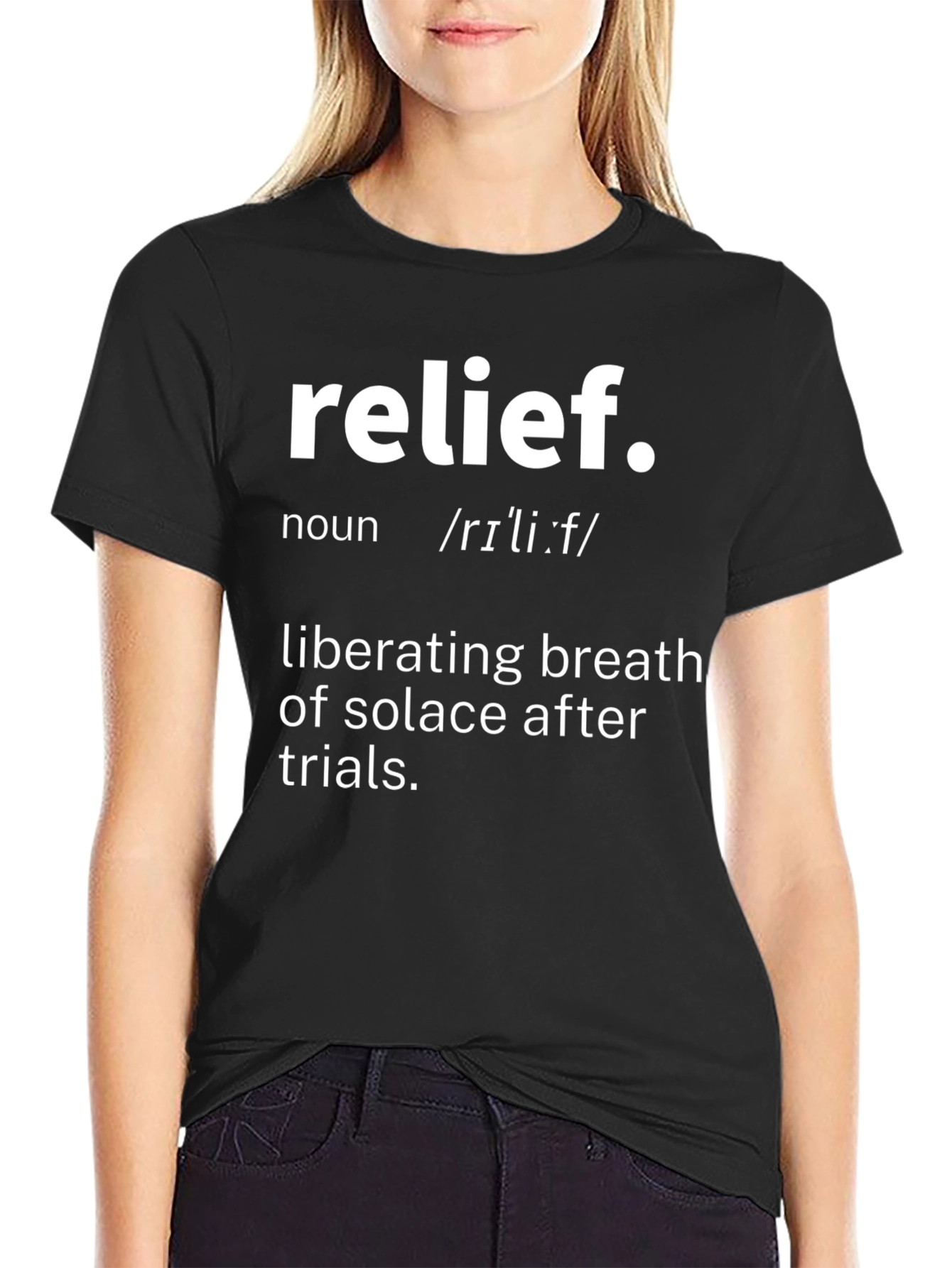 Relief Definition Graphic Tee - Comfort & Style - 2