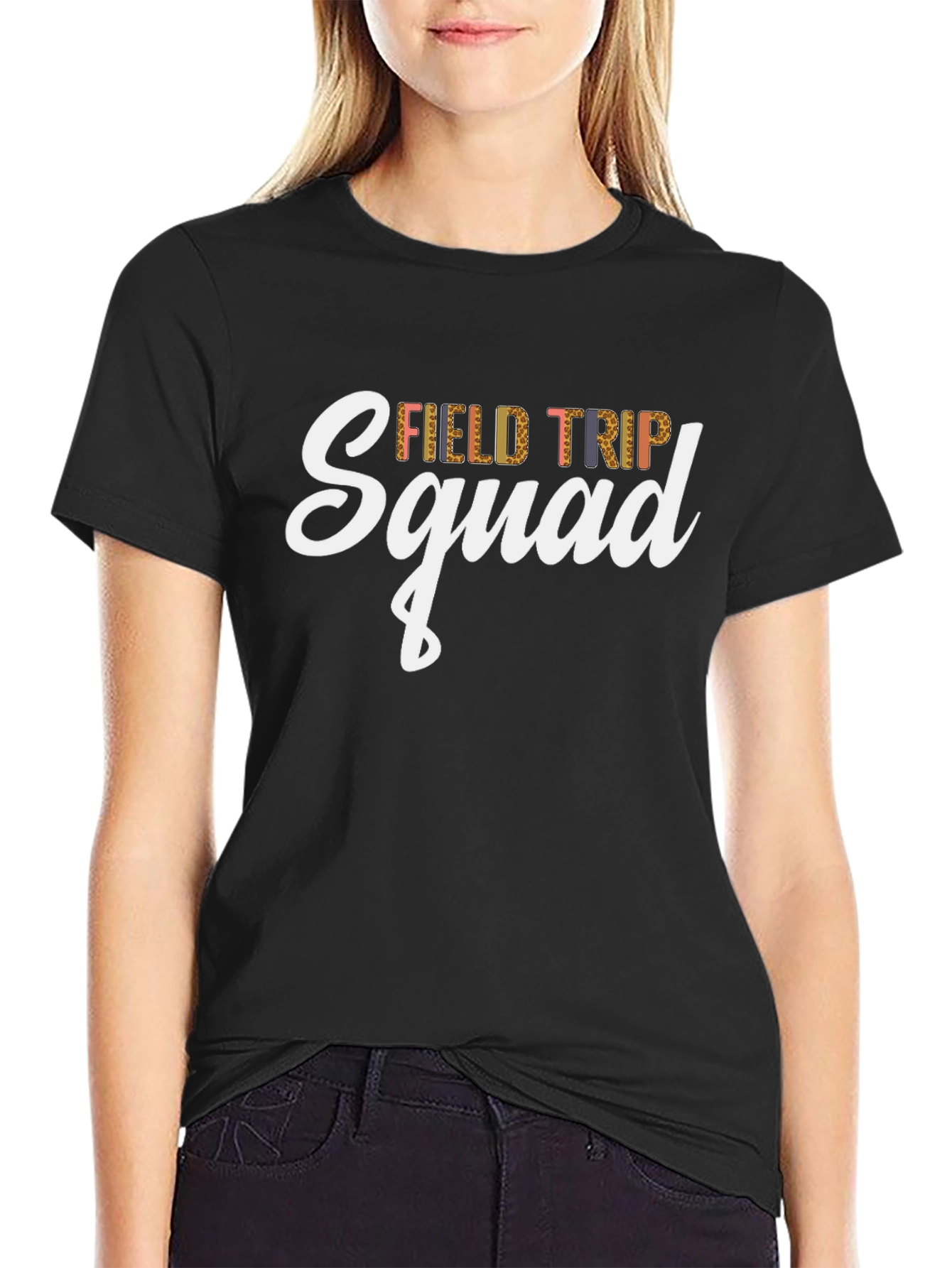Black Field Trip Squad Black T-Shirt view 2