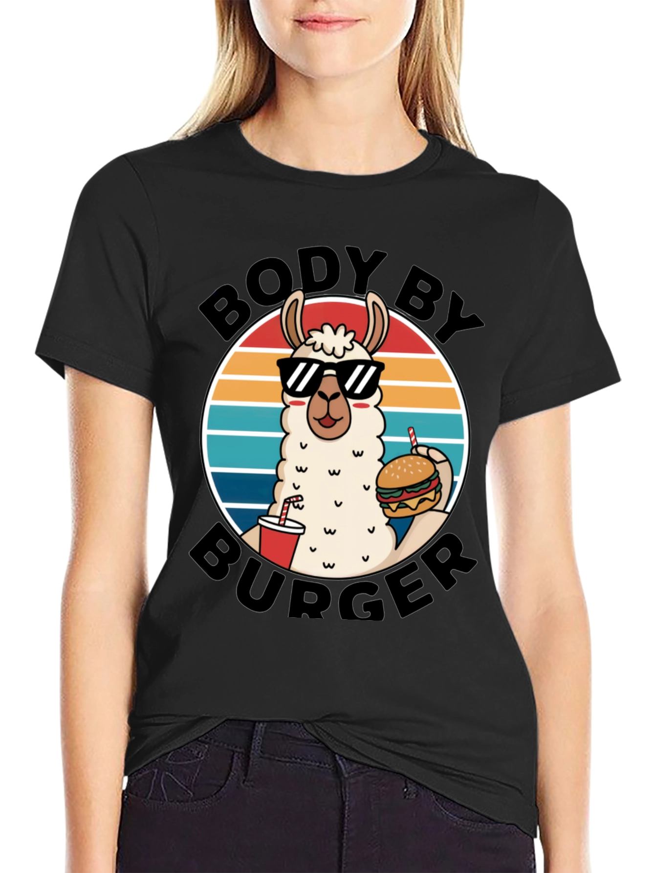 Black Body By Burger T-Shirt view 2