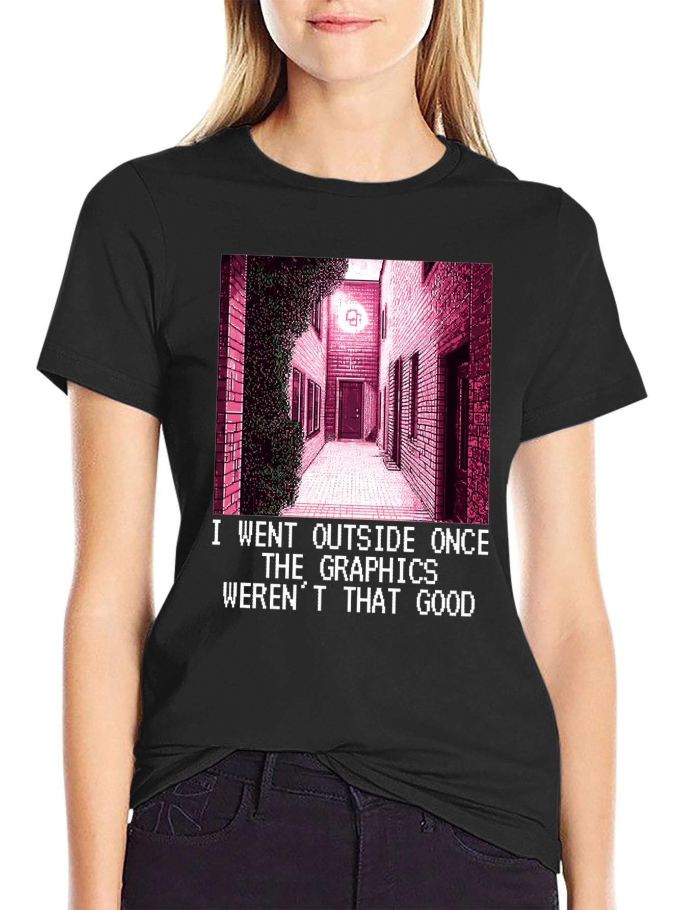 Black Graphics Weren't Good T-Shirt view 2