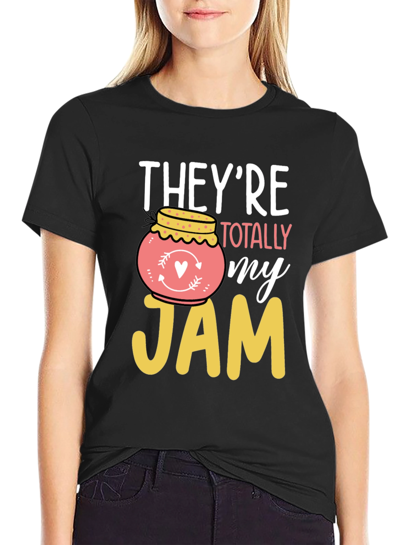 Black They're Totally My Jam Graphic Tee view 2