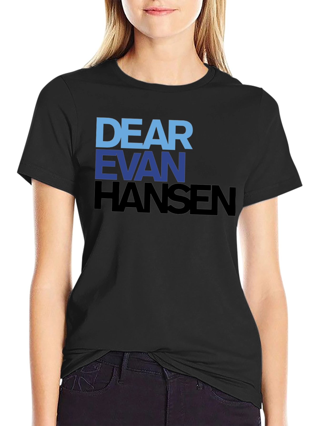 Black Dear Evan Hansen Graphic T-Shirt view 2