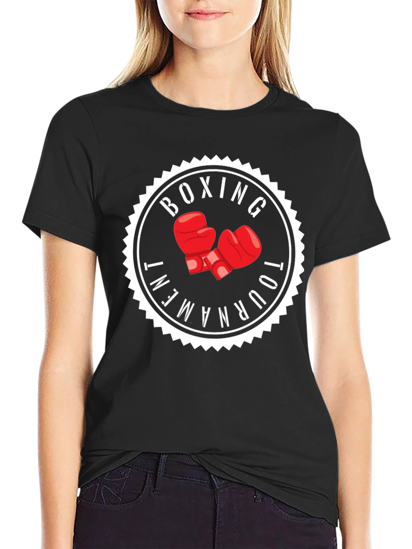 Boxing Tournament Graphic Tee - Black - 2