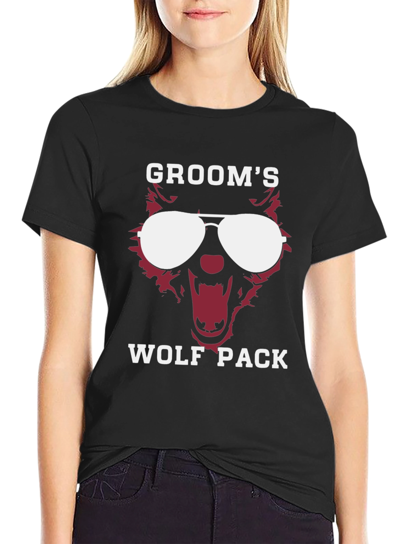 Black Groom's Wolf Pack Graphic Tee view 2