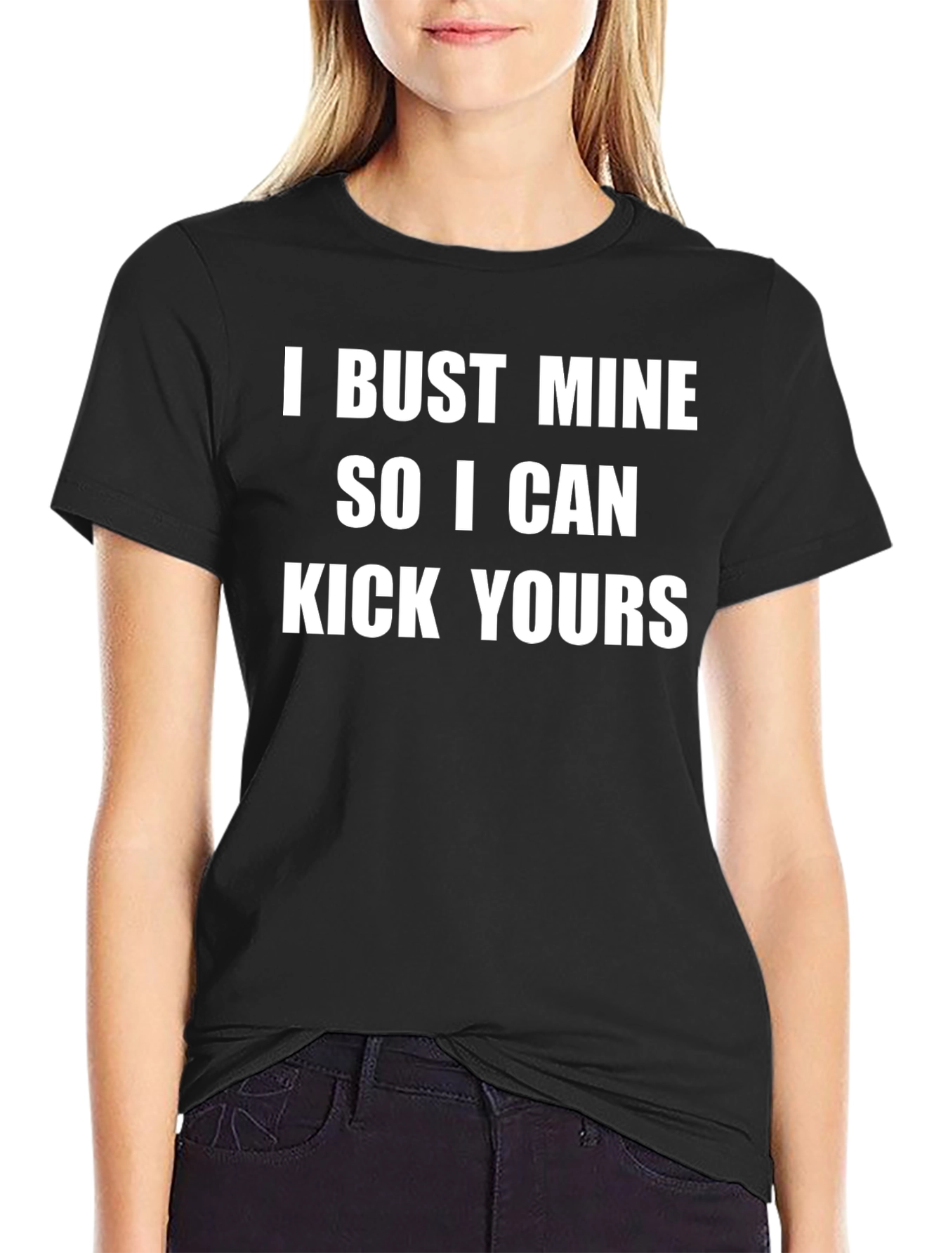 Black Bust Mine Kick Yours Graphic Tee view 2