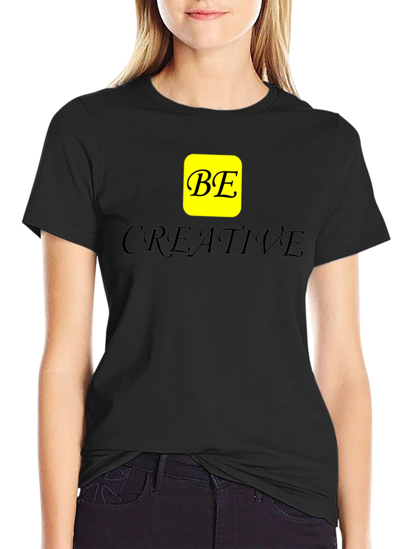 Be Creative Black T-Shirt - 2
