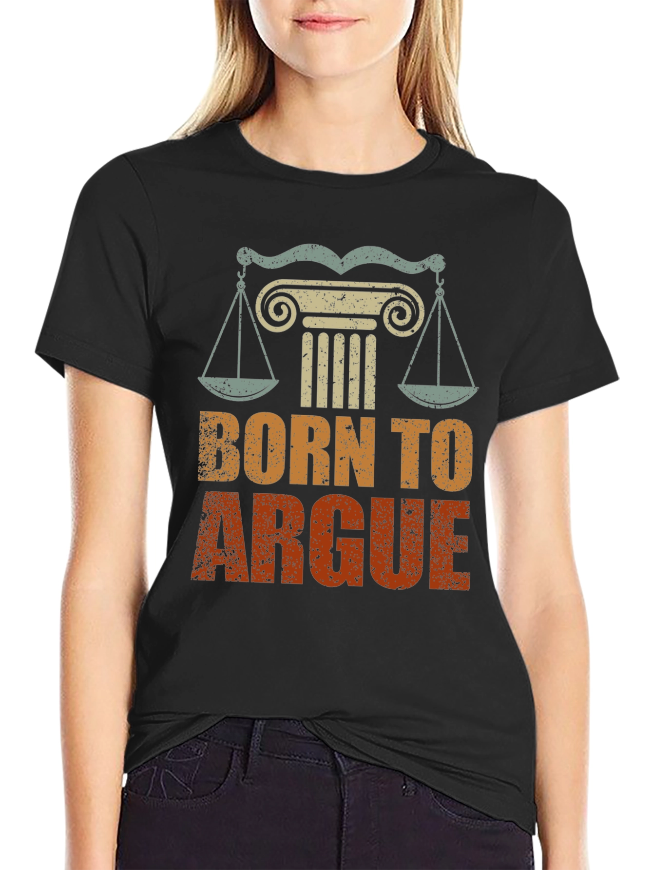 Born To Argue Graphic Tee - Lawyer Gift - 2
