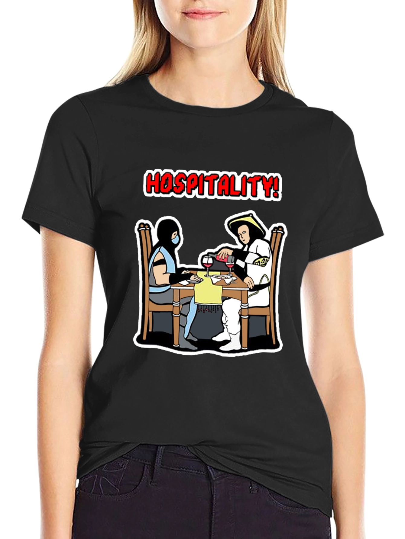 Black Hospitality Mortal Kombat T-Shirt view 2