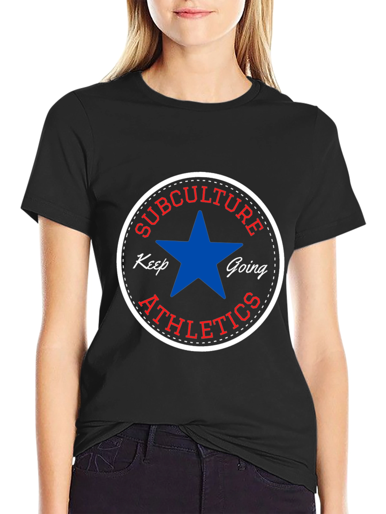 Black Subculture Athletics T-Shirt - Keep Going view 2