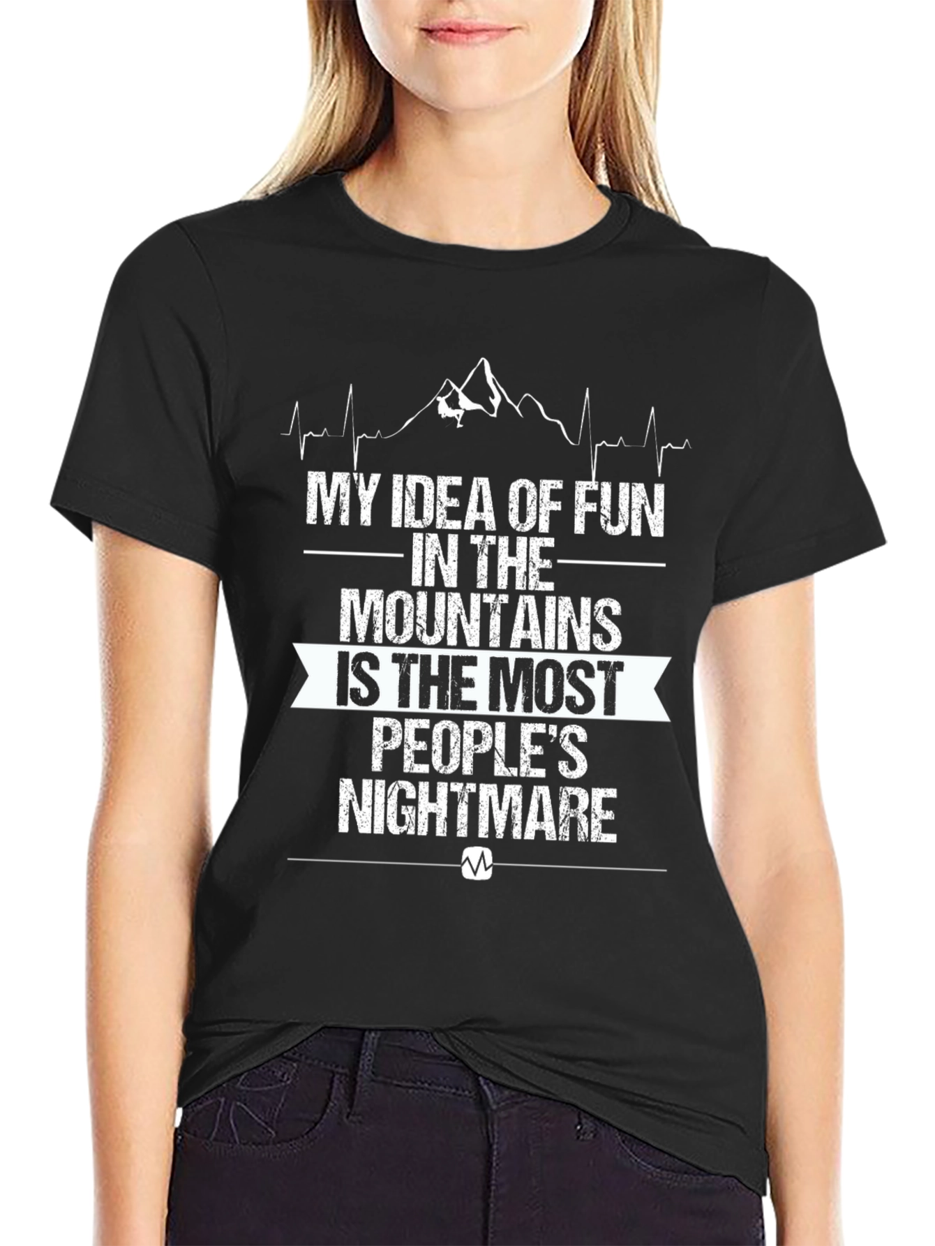 Mountain Fun Nightmare Black T-Shirt - 2