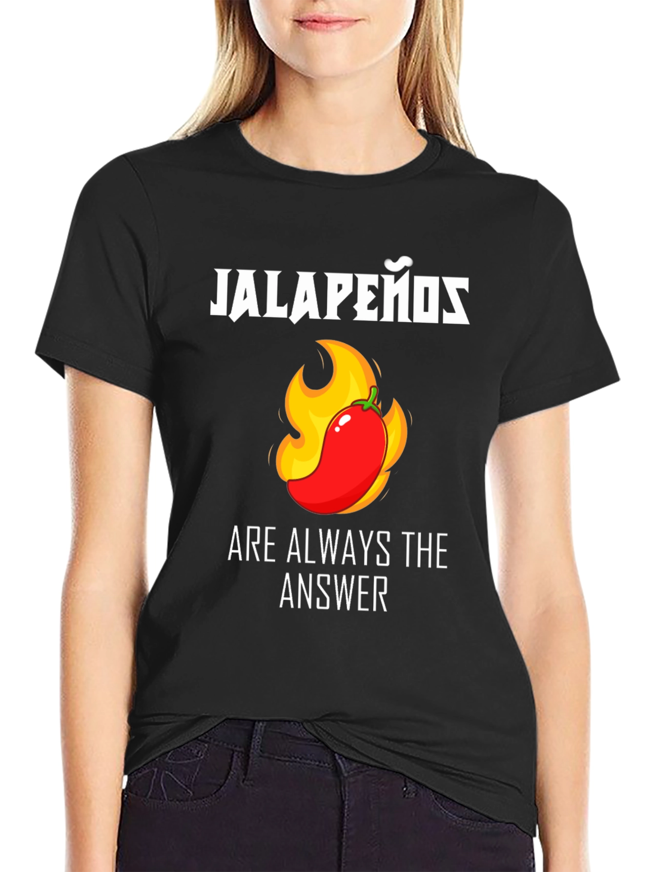 Jalapeños Are Always the Answer Funny T-Shirt - 2