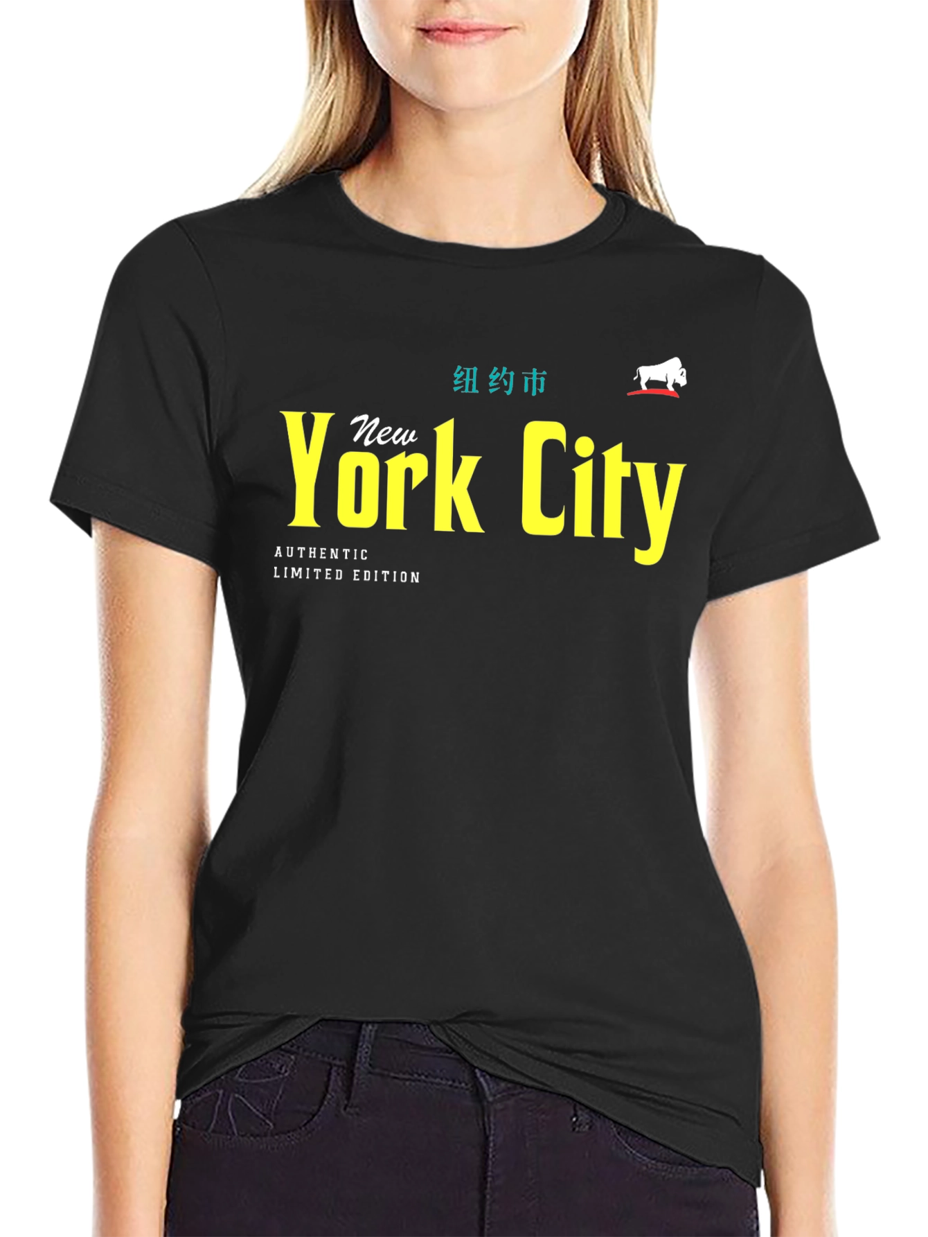 Black New York City Graphic Tee view 2