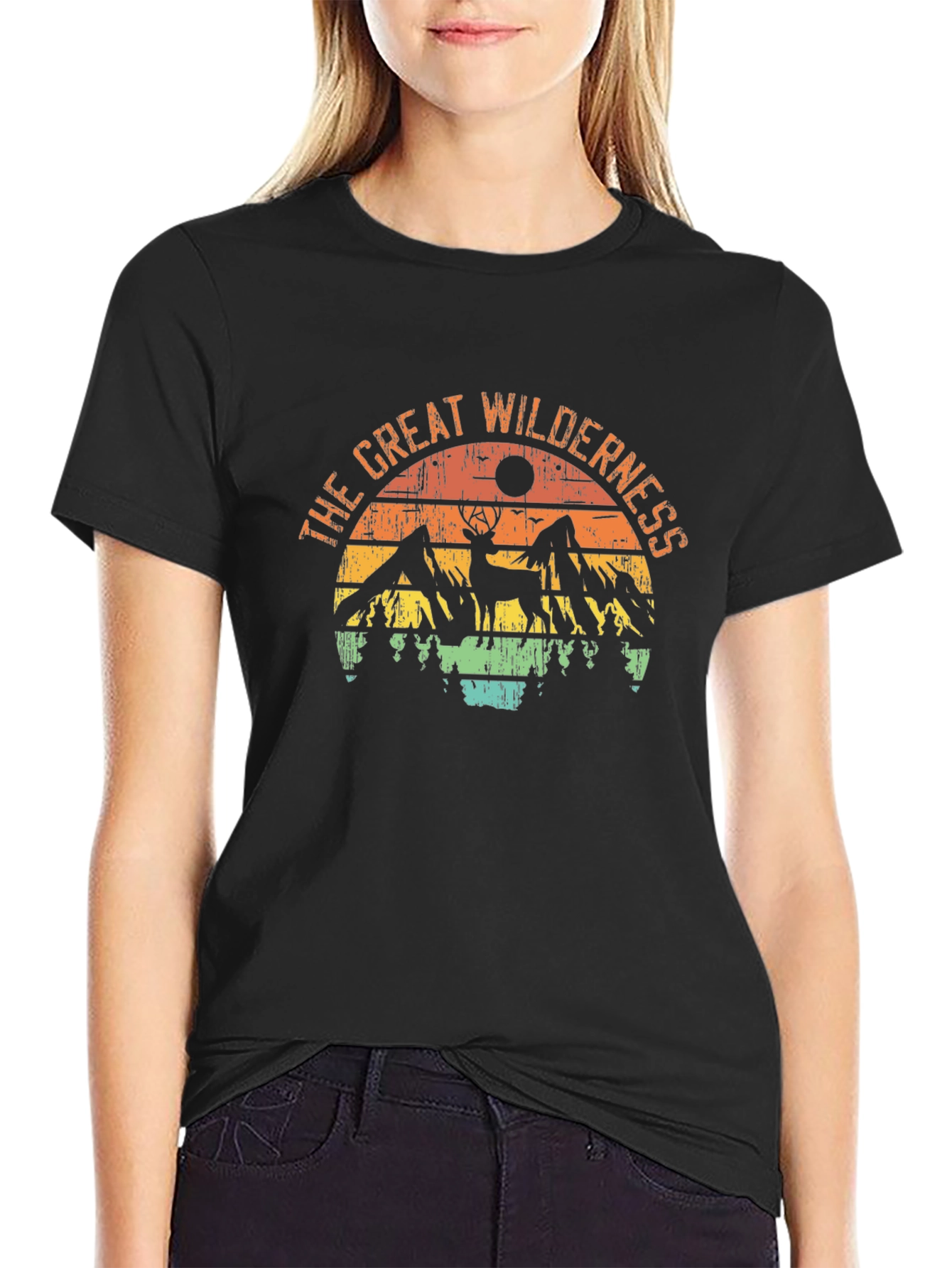 Black Great Wilderness Graphic Tee view 2