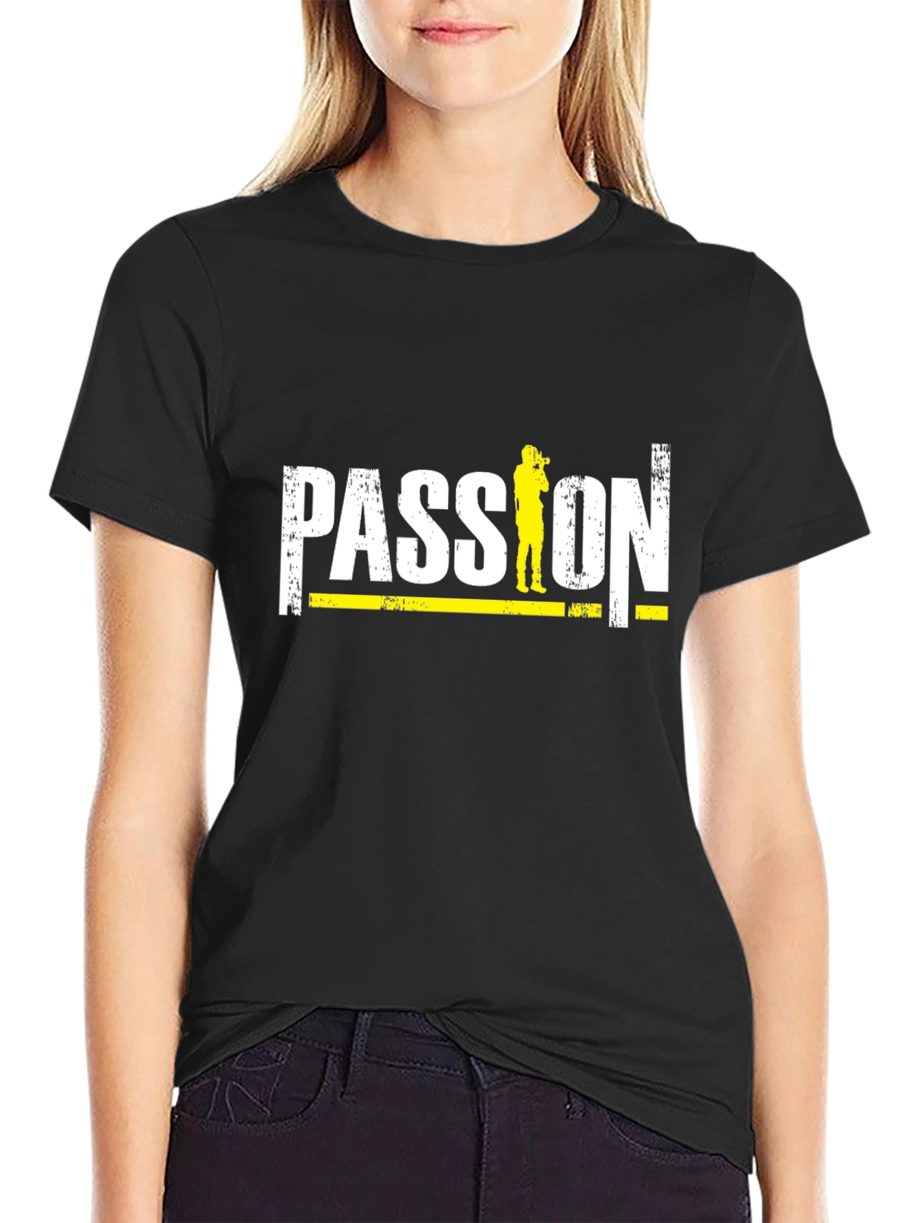Black Passion Photographer Graphic T-Shirt view 2