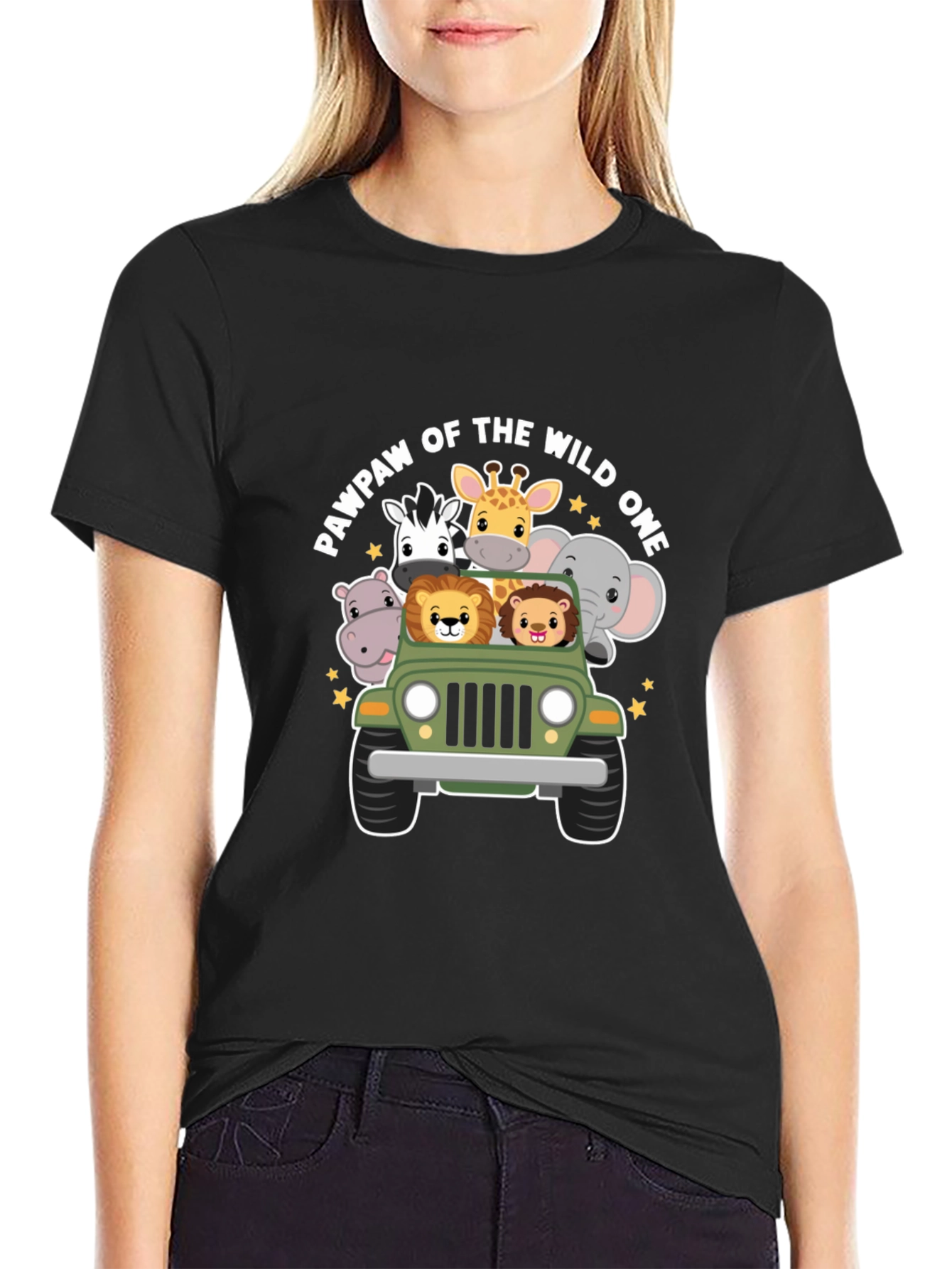 Black Pawpaw of the Wild One Safari T-Shirt view 2