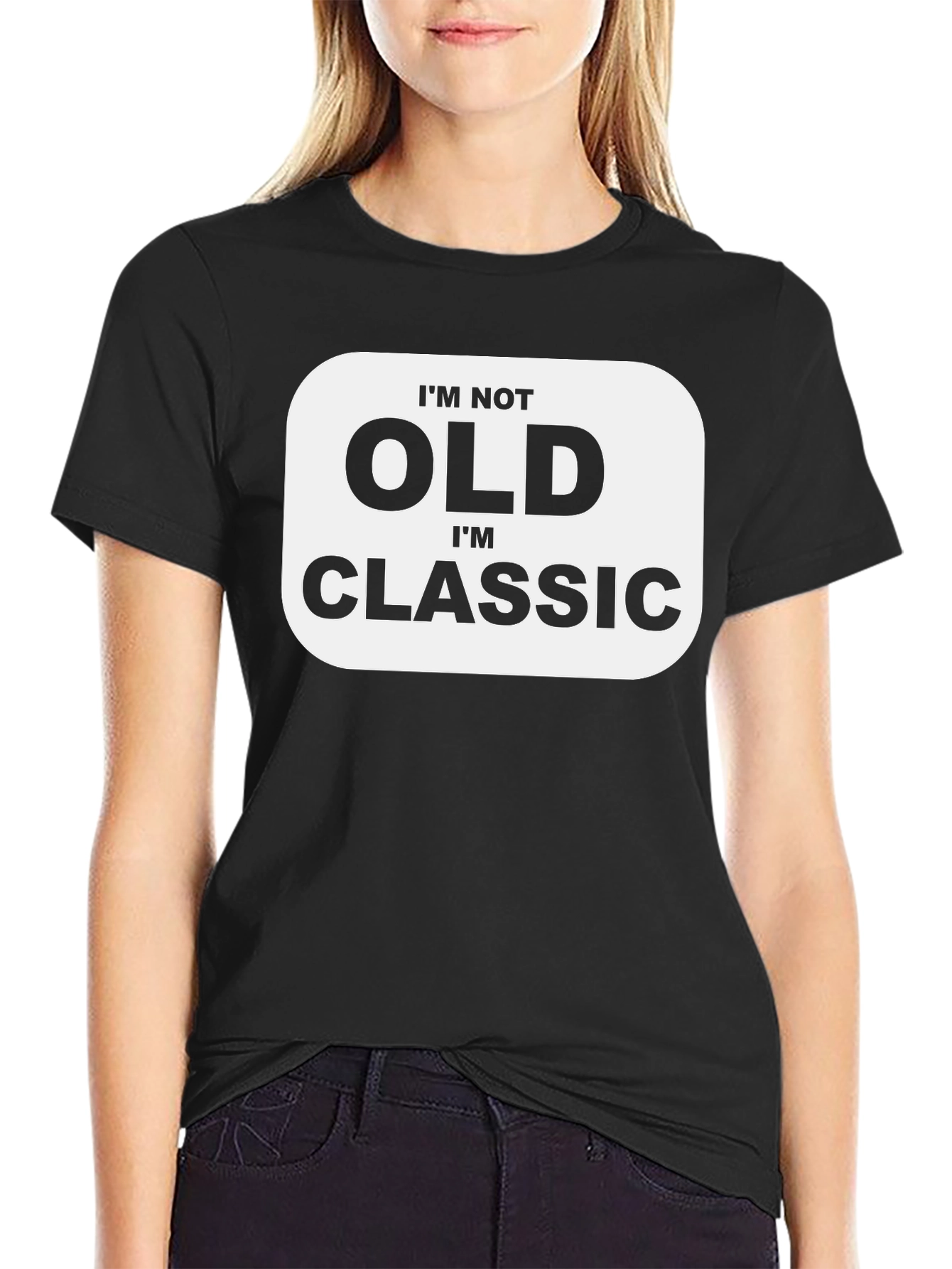 Black I'm Not Old I'm Classic Graphic Tee view 2