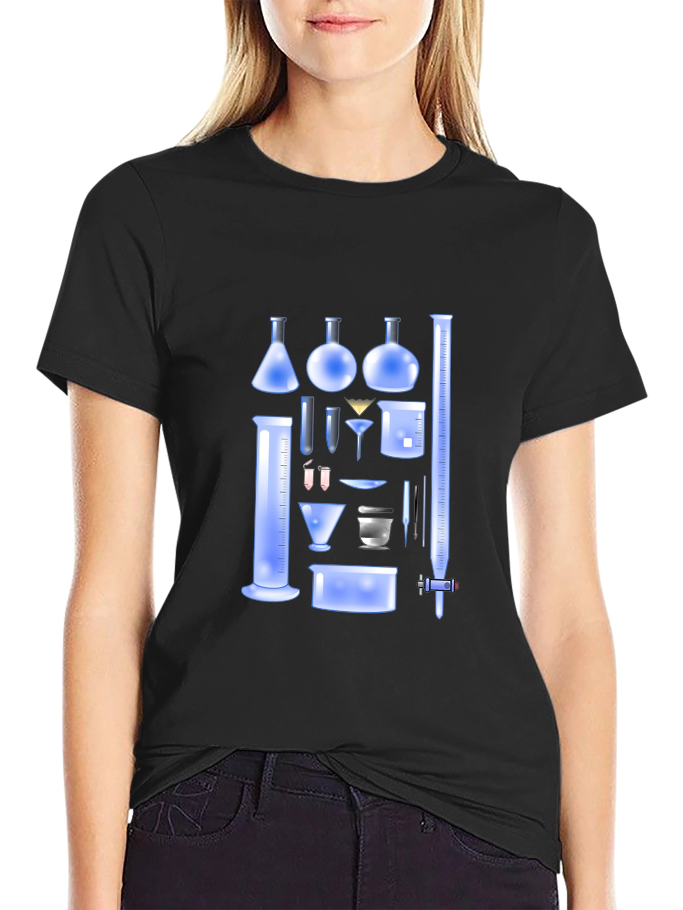 Science Beaker Graphic Tee - Black - 2