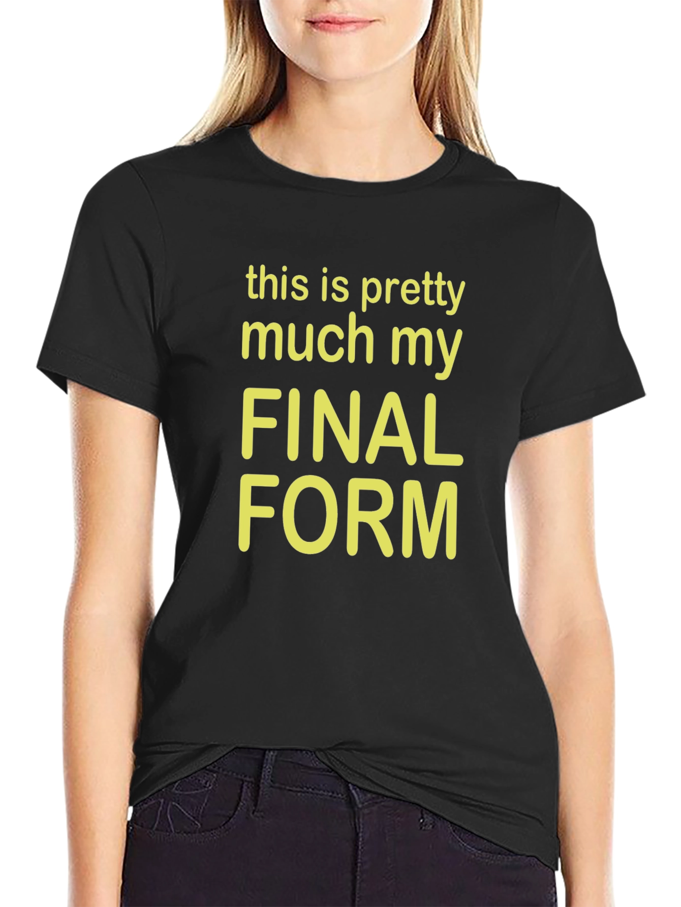 Black Final Form Graphic Tee - Funny T-Shirt view 2