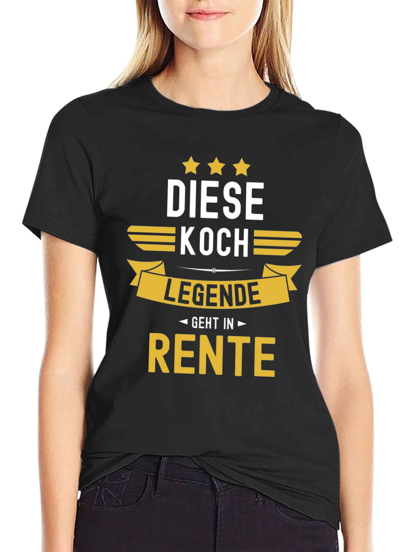 Black Diese Koch Legende Geht In Rente - Chef Retirement T-Shirt view 2
