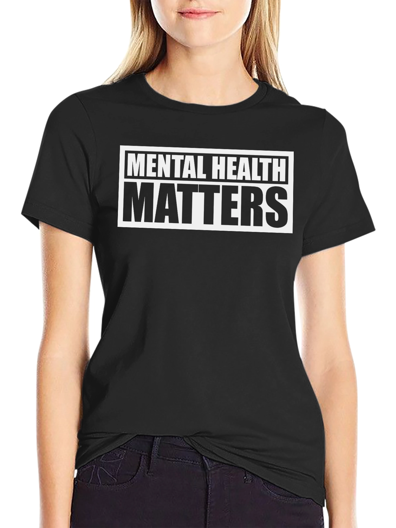 Mental Health Matters T-Shirt - Black - 2