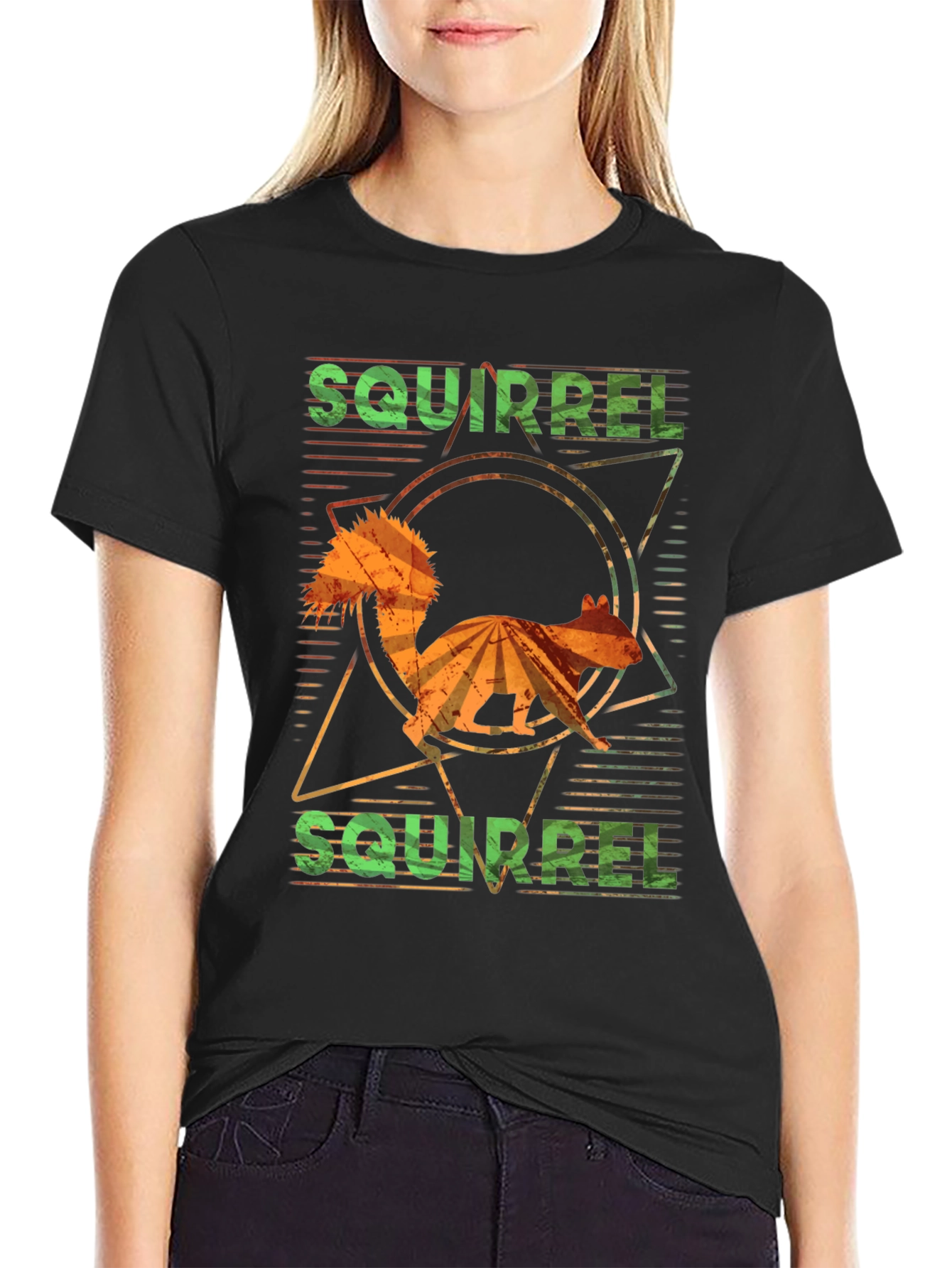 Black Squirrel Graphic Tee - Unique Design view 2