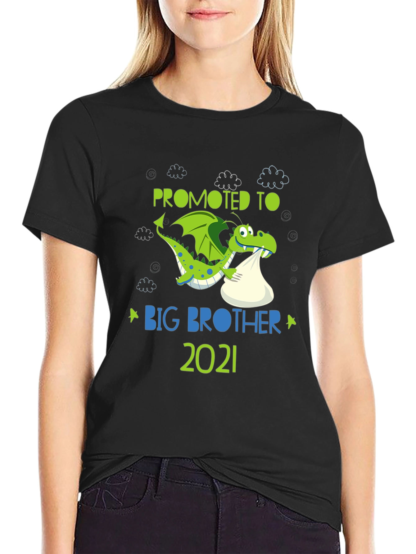 Black Promoted to Big Brother 2021 T-Shirt view 2