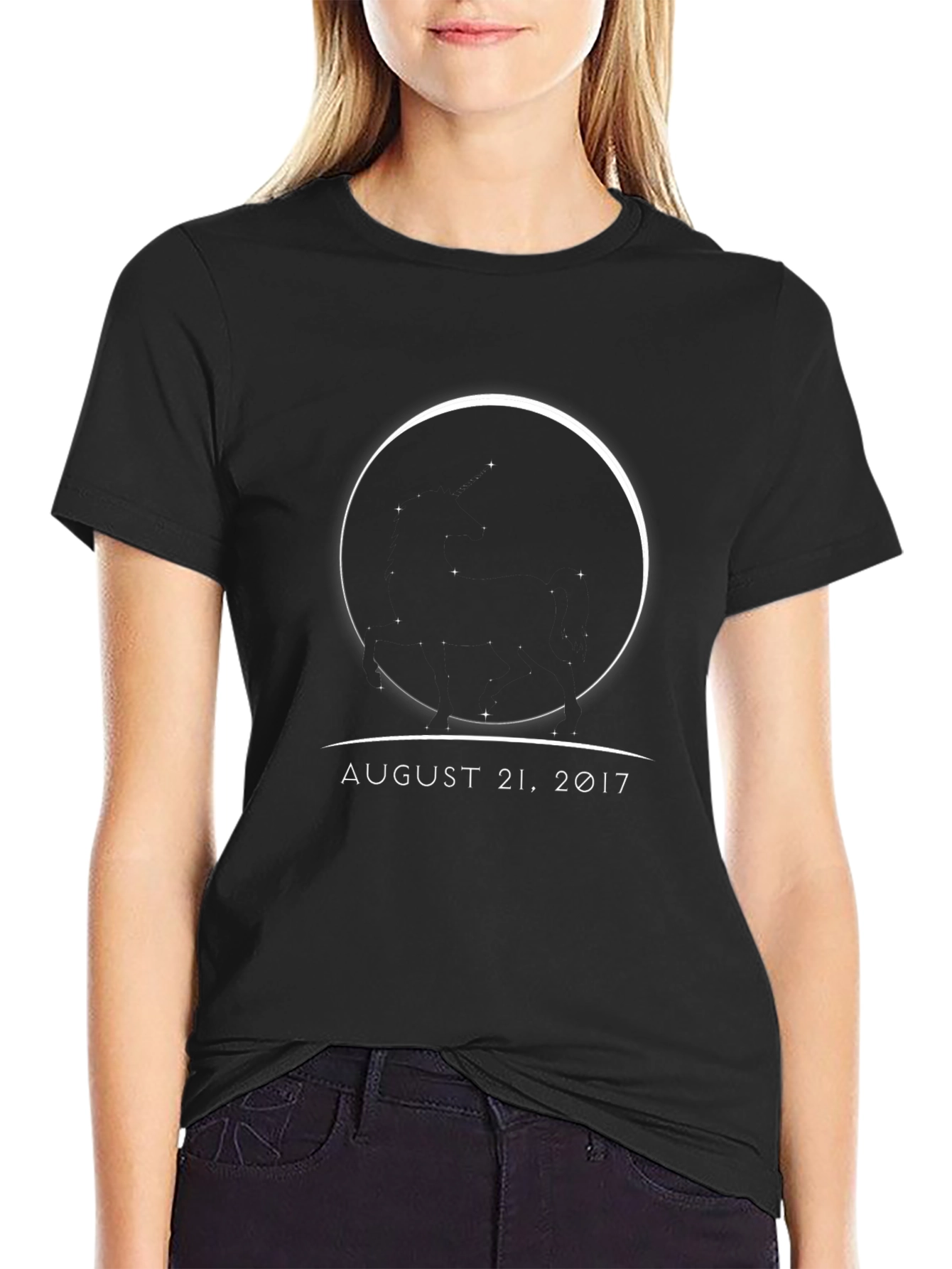 Black Eclipse August 21, 2017 T-Shirt view 2