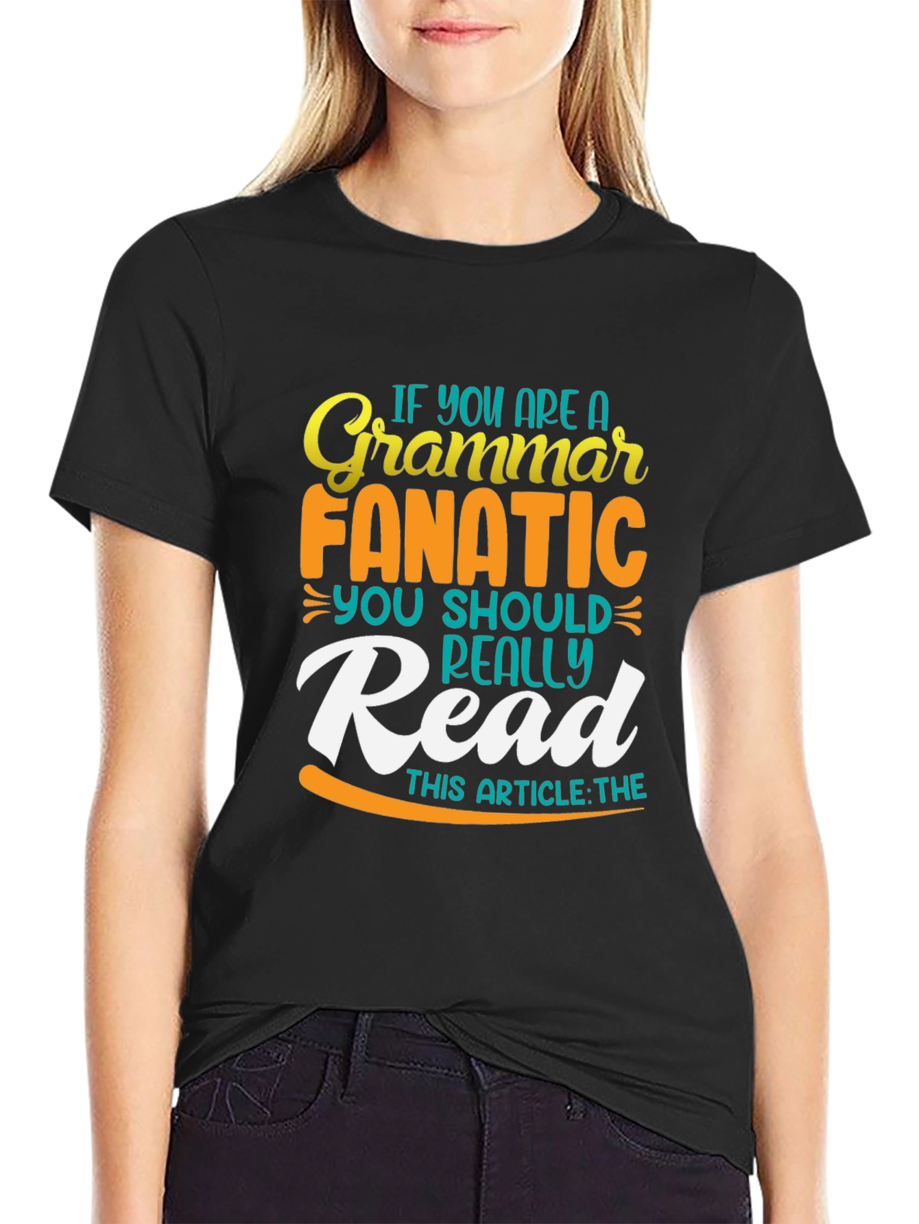 Grammar Fanatic T-Shirt - Read This Article - 2