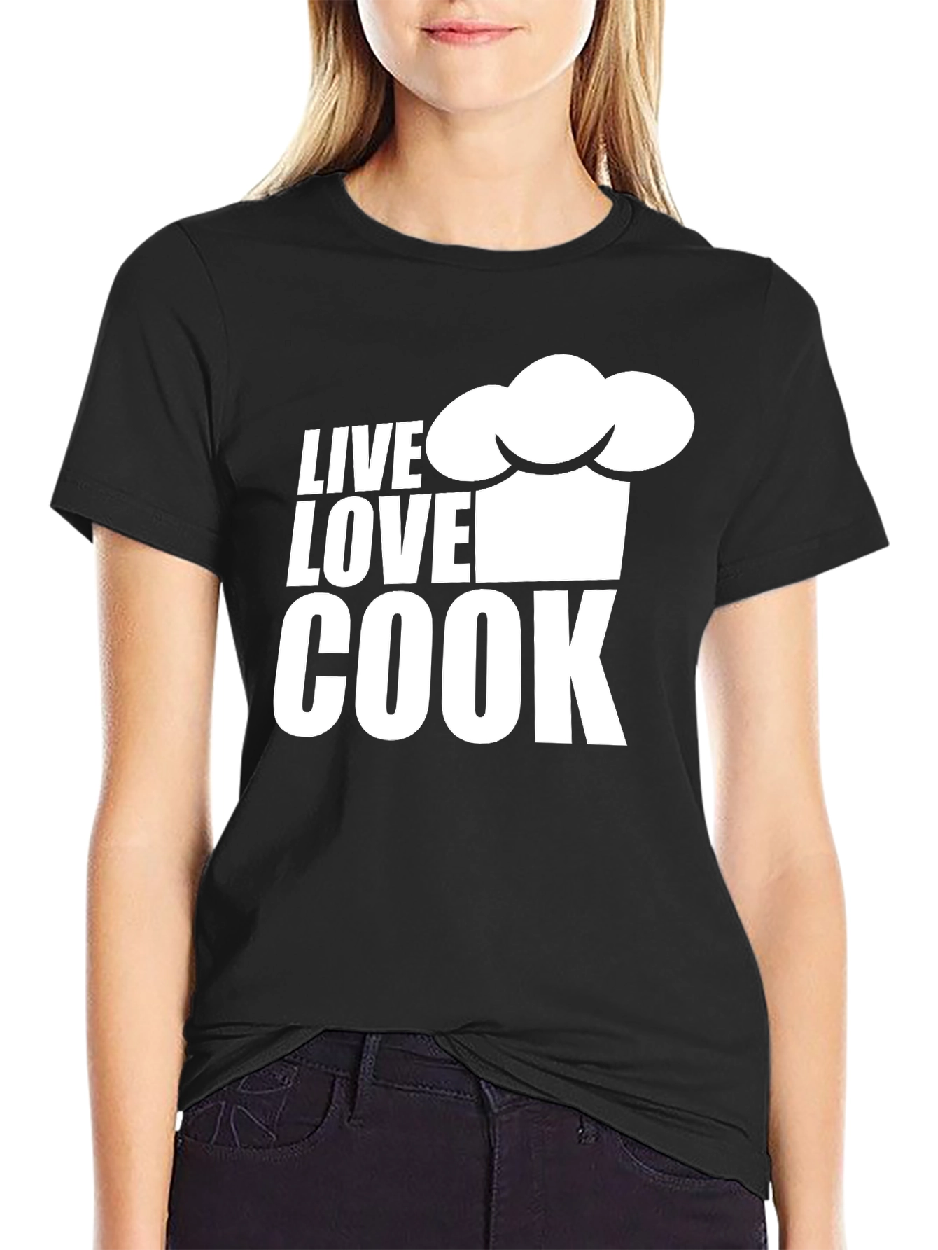 Live, Love, Cook T-Shirt - Chef's Passion - 2