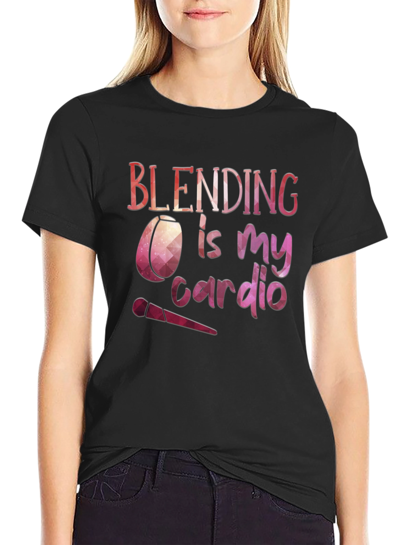Black Blending is My Cardio Graphic T-Shirt view 2