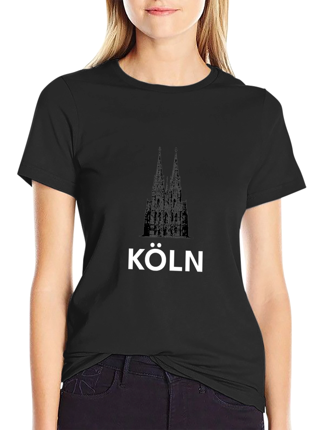 Köln Cathedral Black Graphic Tee - City Pride - 2