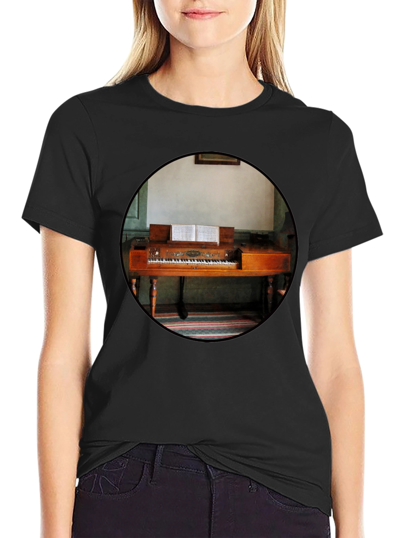 Vintage Piano T-Shirt - Unique Music Lover Tee - 2