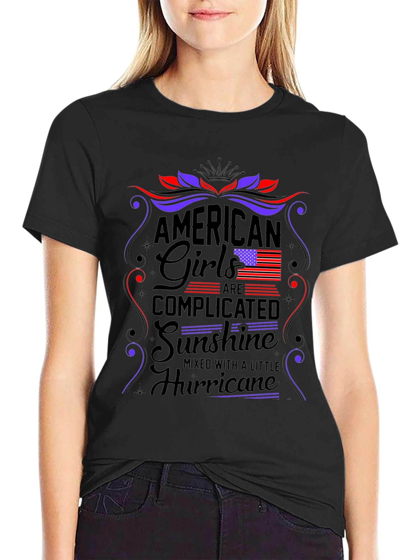Black American Girls T-Shirt view 2
