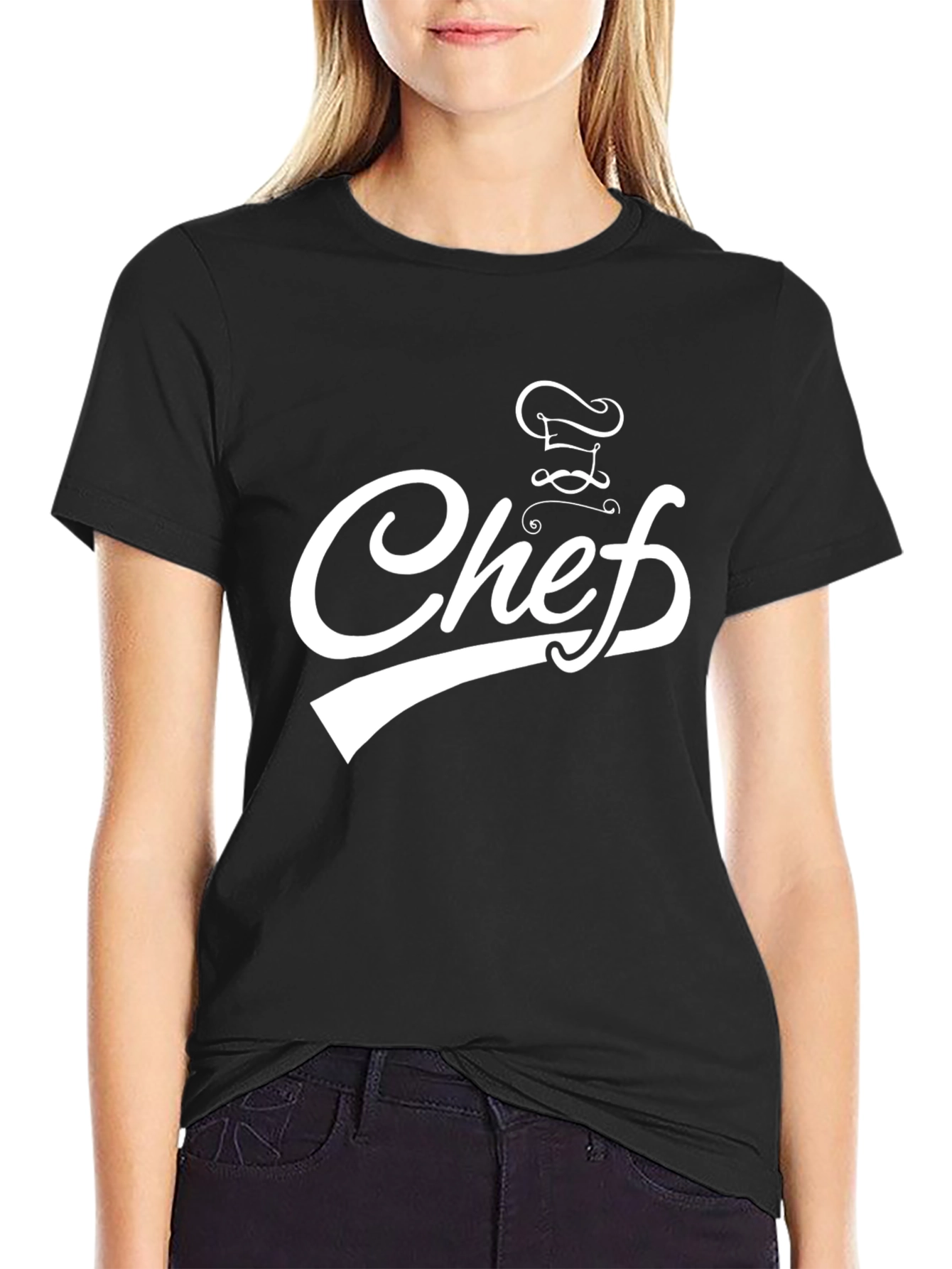 Black Chef Graphic T-Shirt - Premium Cotton Blend view 2