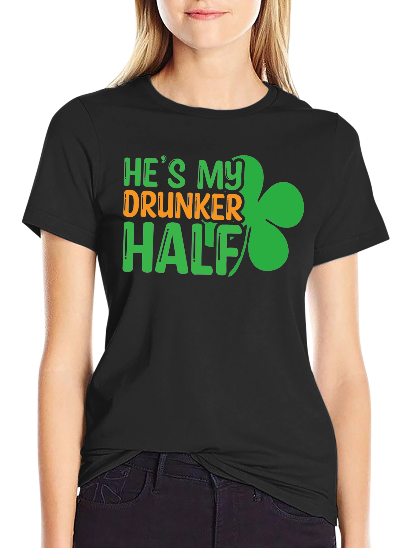 He's My Drunker Half St. Patrick's Day Graphic Tee - 2