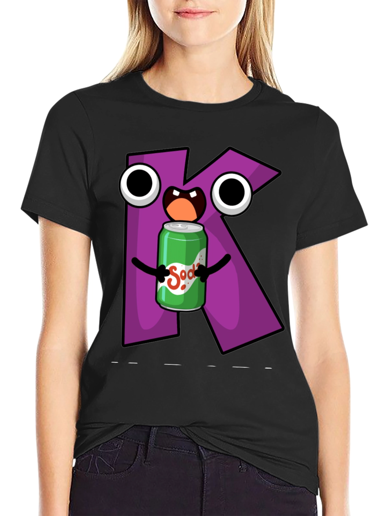 Letter K Soda T-Shirt - 2