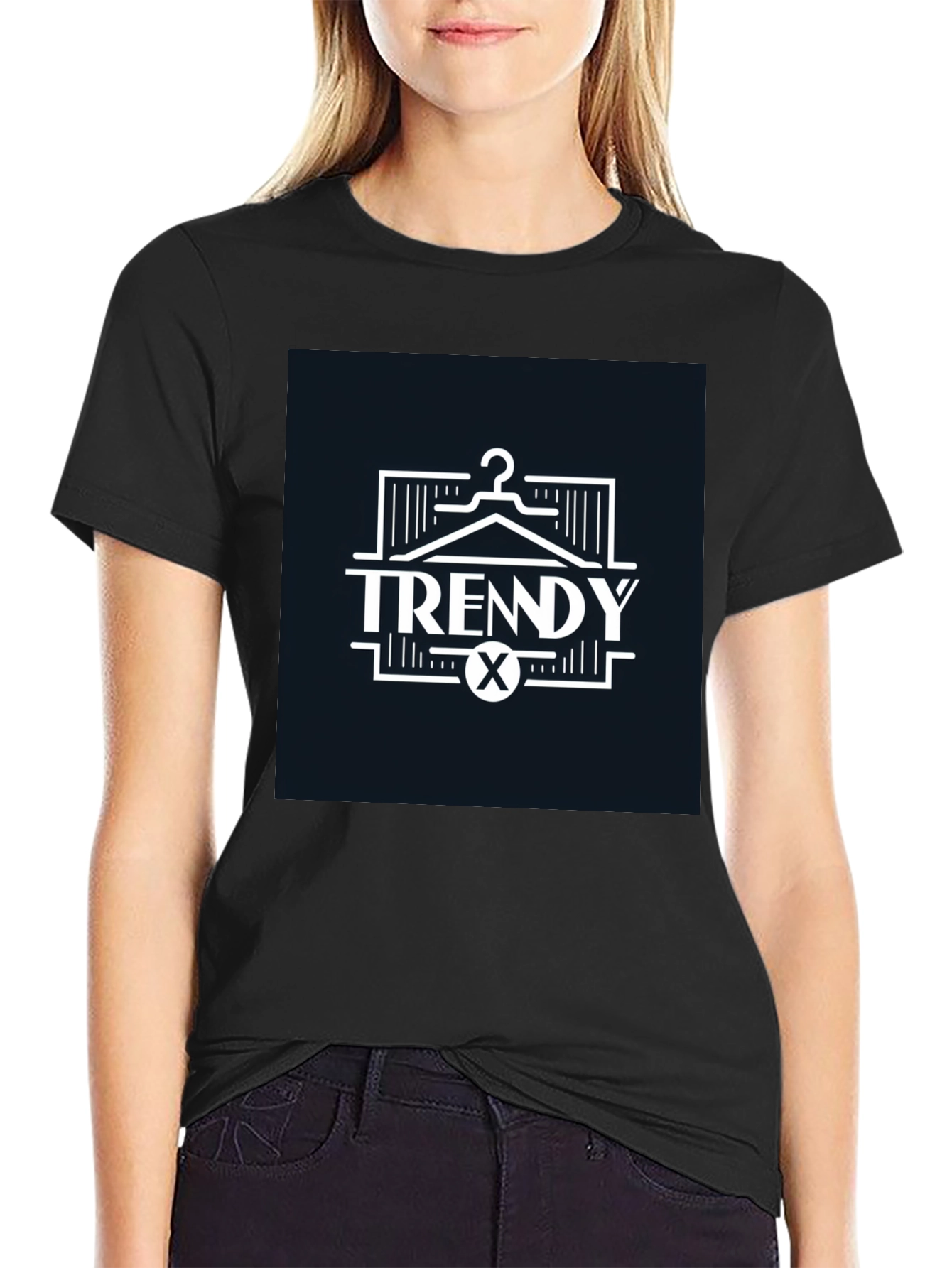 Black Trendy Graphic Tee - Men's Fashion view 2