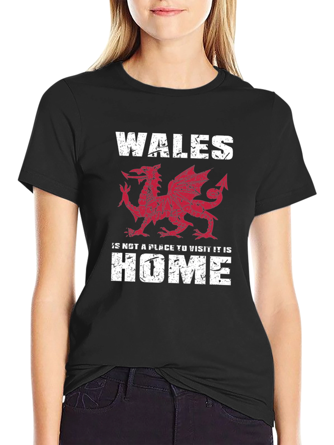 Wales Dragon Graphic T-Shirt - Welsh Pride Tee - 2