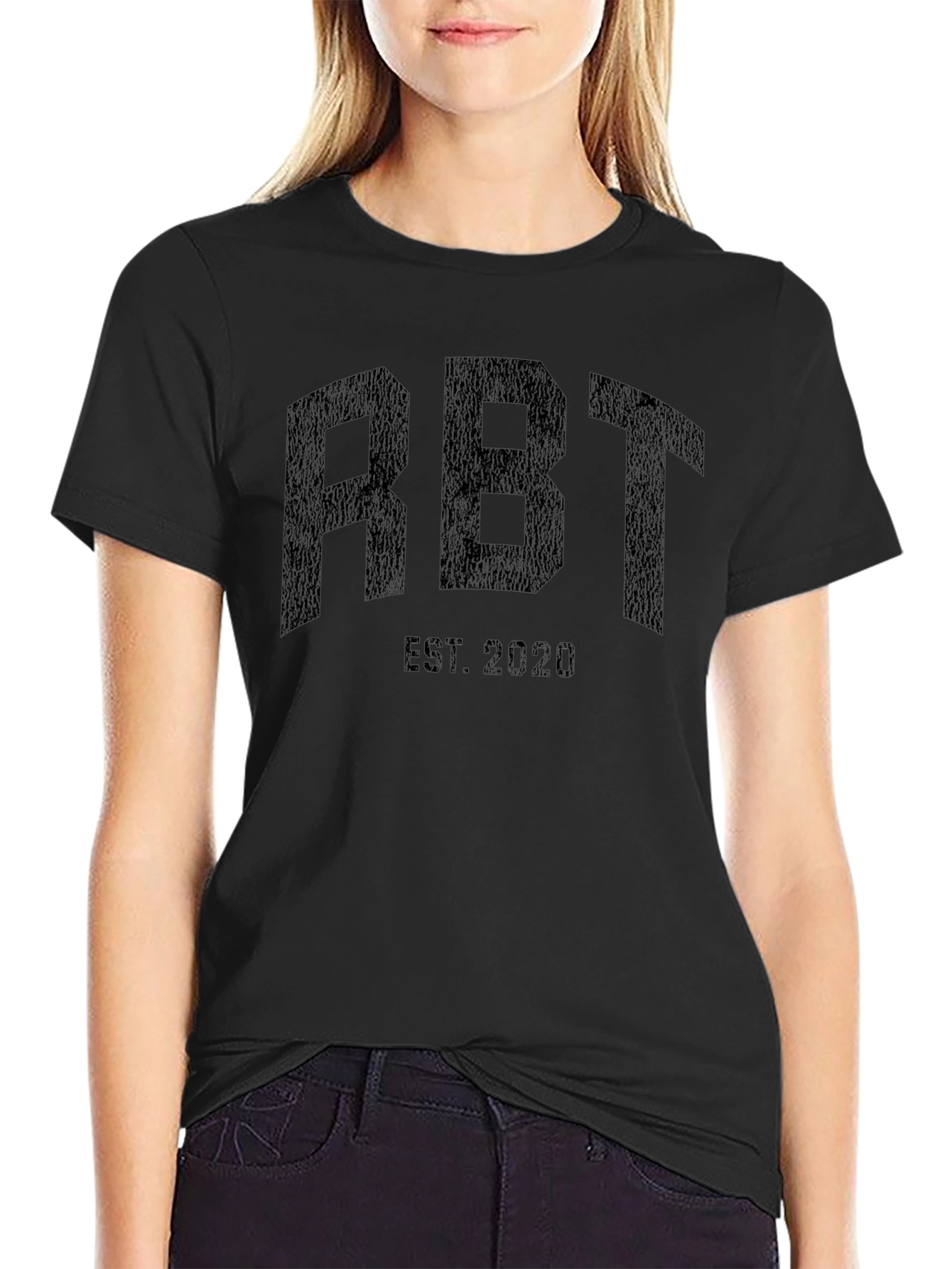 Black RBT Est. 2020 Black Graphic Tee view 2