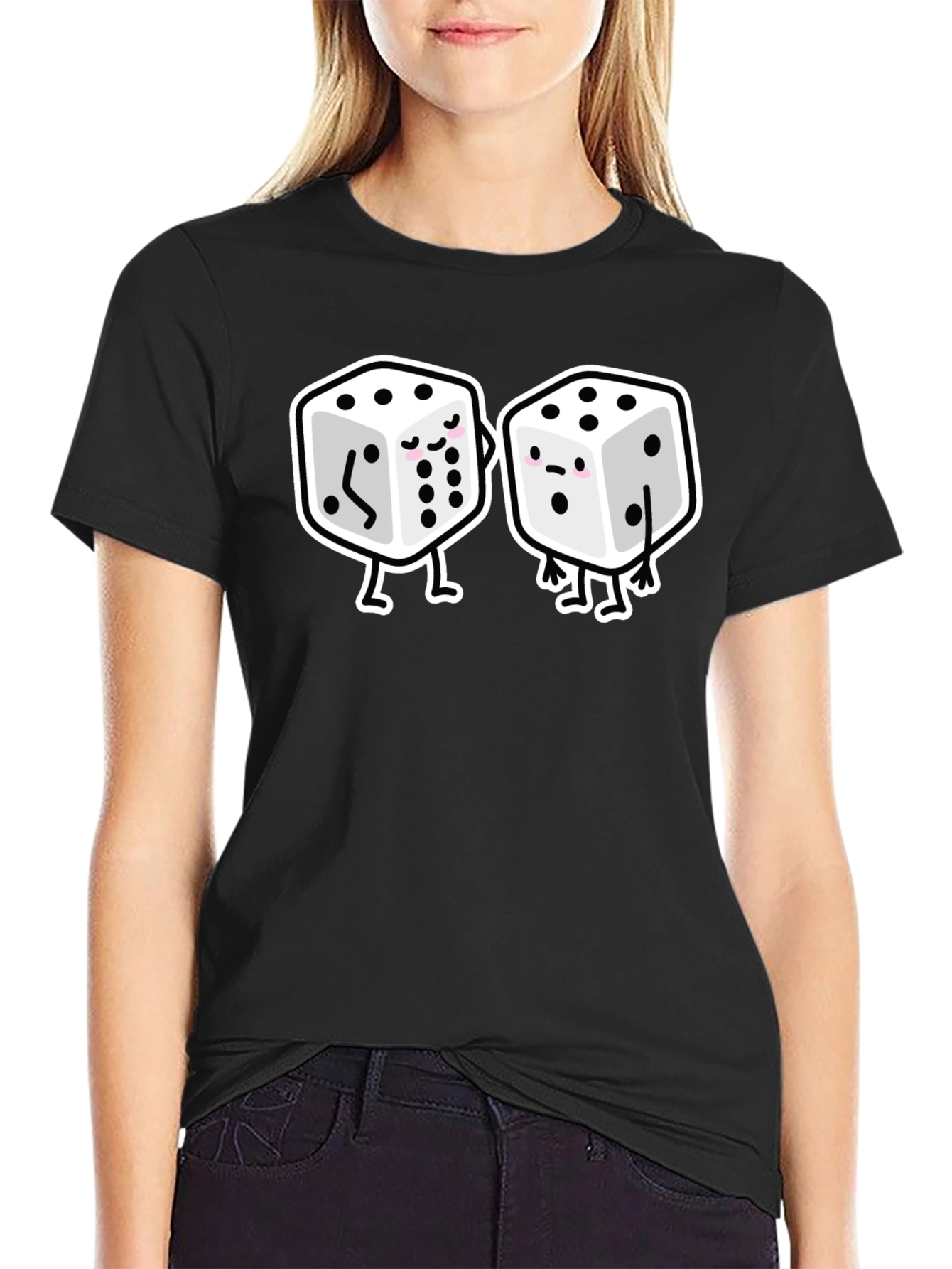 Black Dice Buddies Graphic Tee - Black view 2