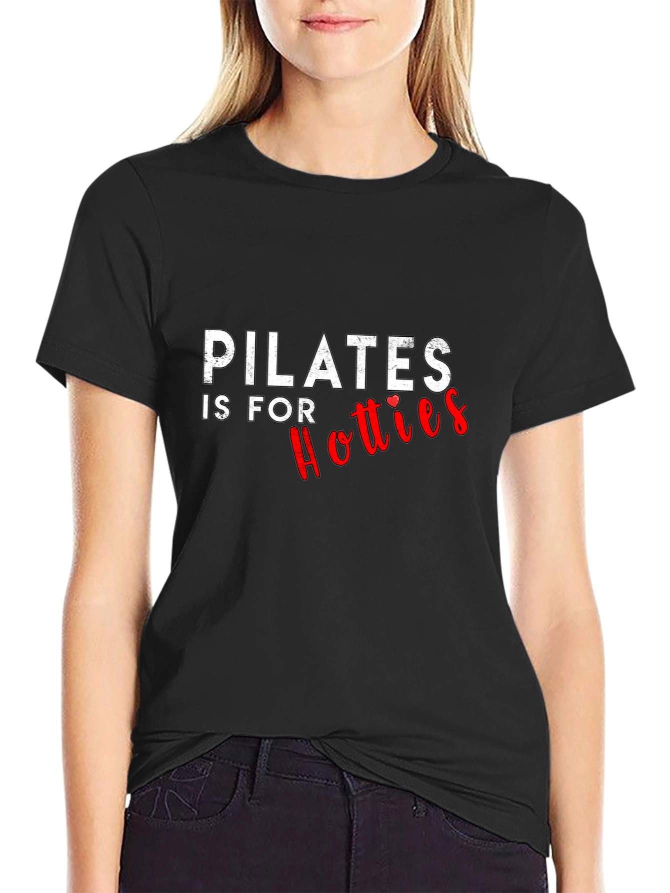 Black Pilates is for Hotties Graphic T-Shirt view 2