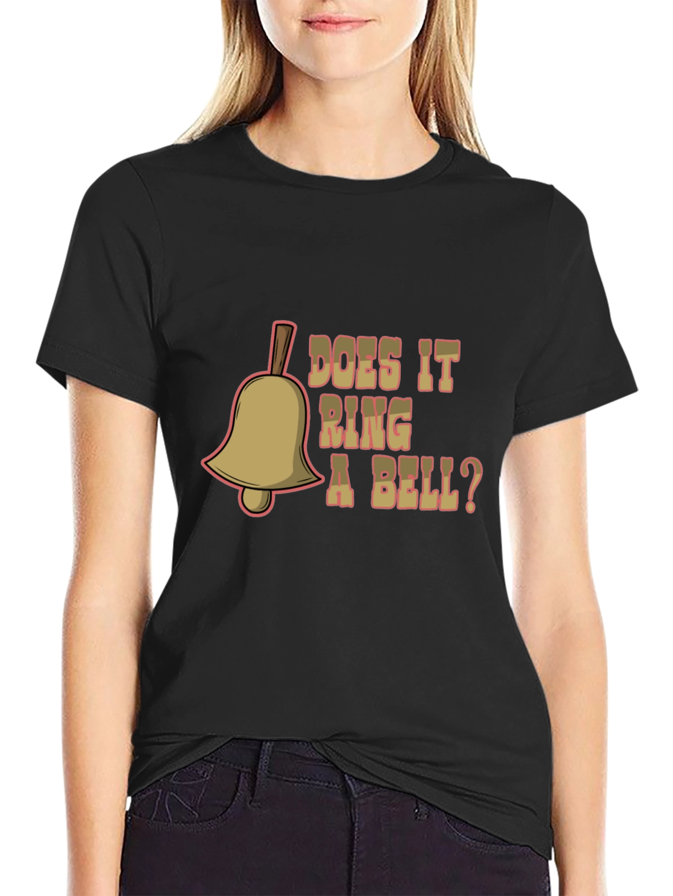 Black Does it Ring a Bell T-Shirt  view 2
