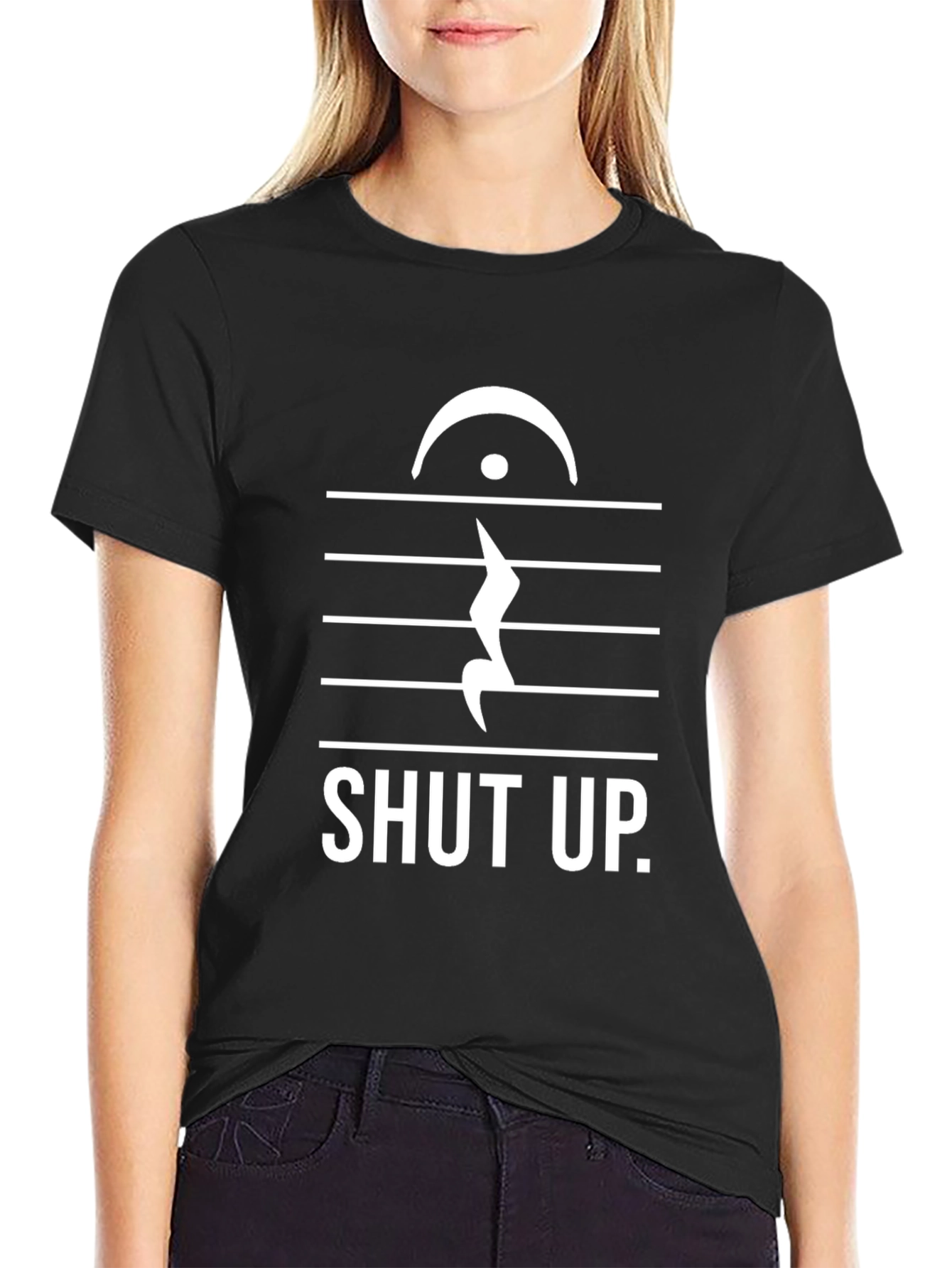 Music Shut Up T-Shirt - Funny Musician Tee - 2