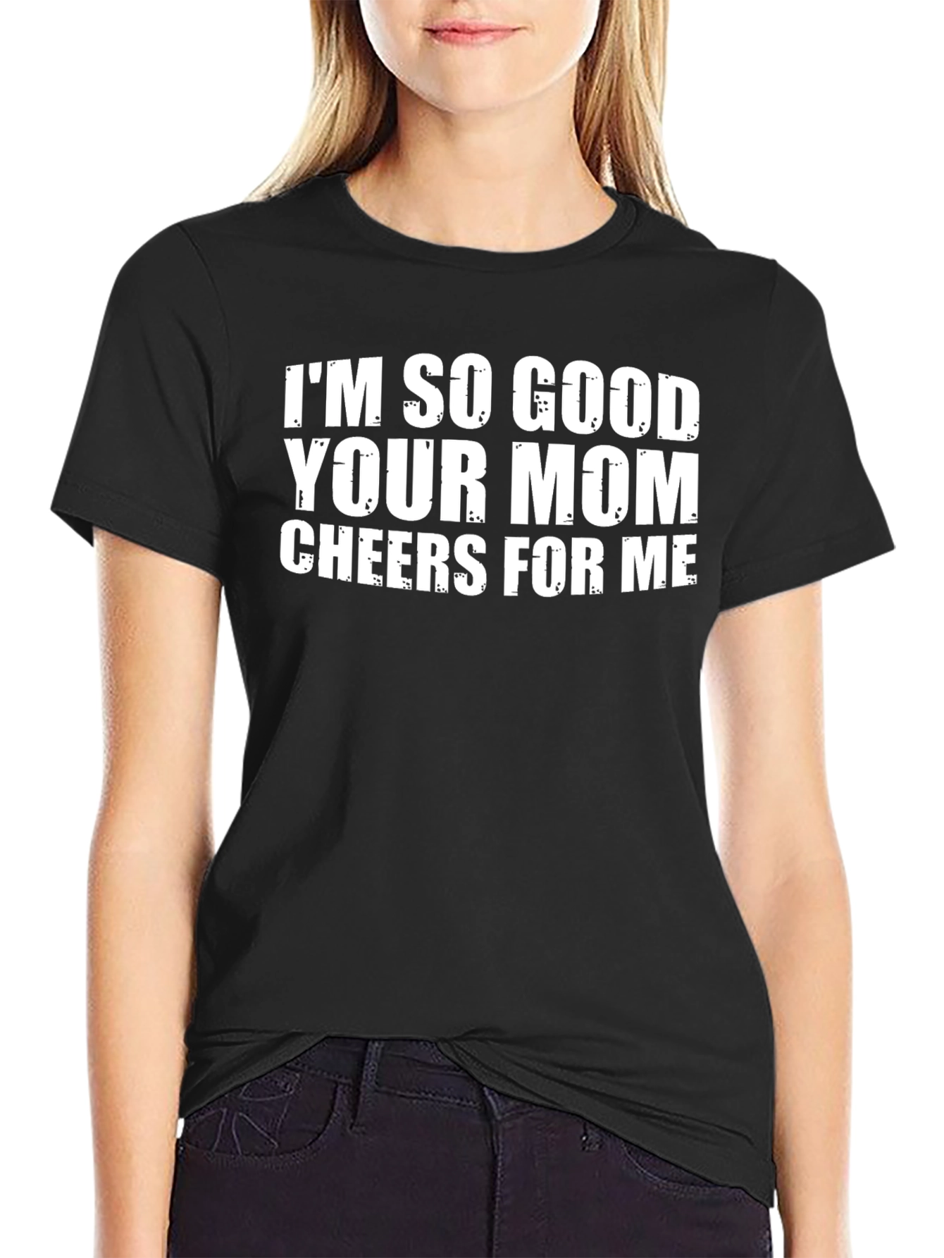 Black Funny "I'm So Good" Graphic Tee - Novelty T-Shirt view 2