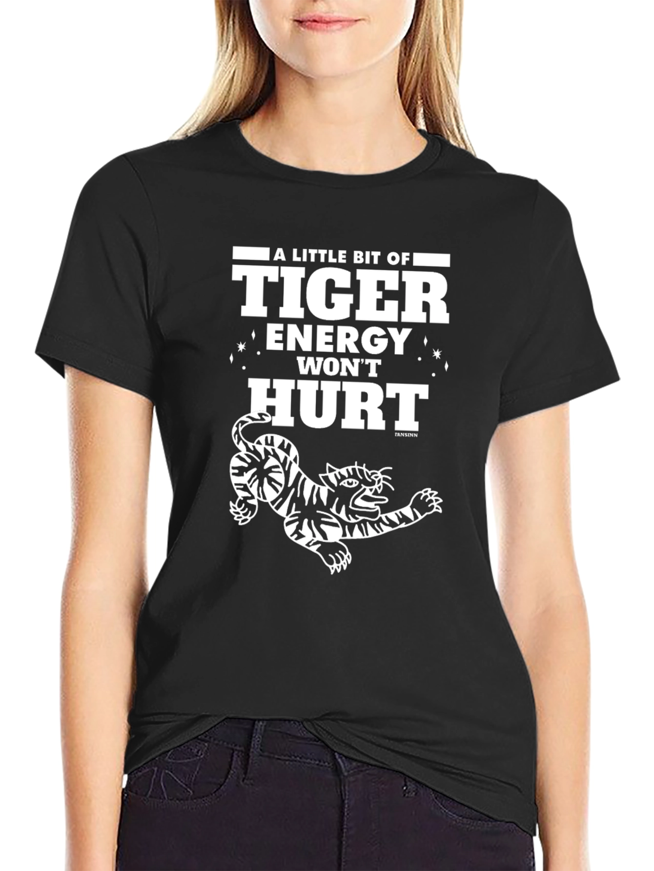 Black Tiger Energy Graphic T-Shirt view 2