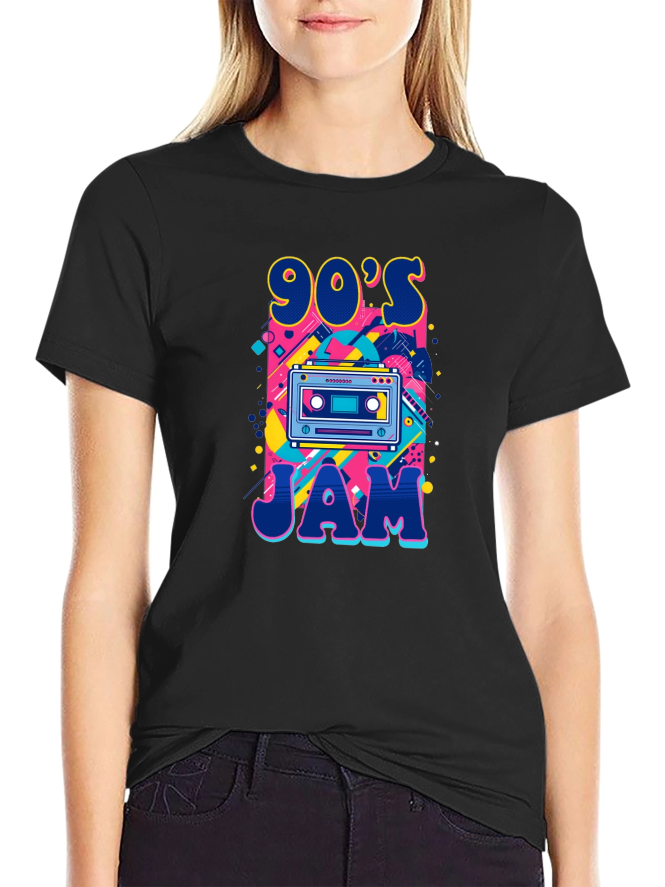 90's Jam Cassette Tape Retro Graphic T-Shirt - 2
