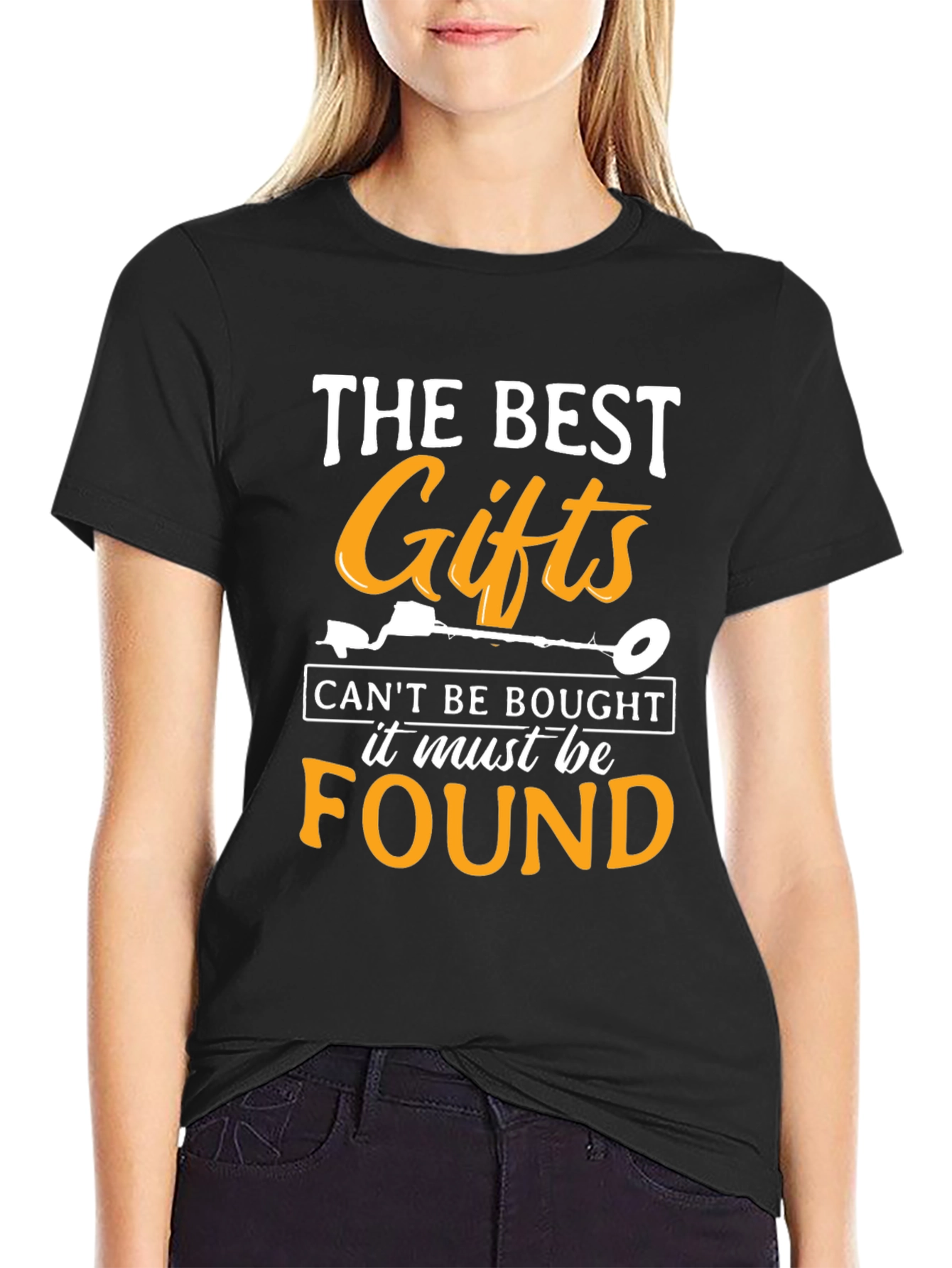 Black The Best Gifts T-Shirt: Metal Detecting Humor view 2